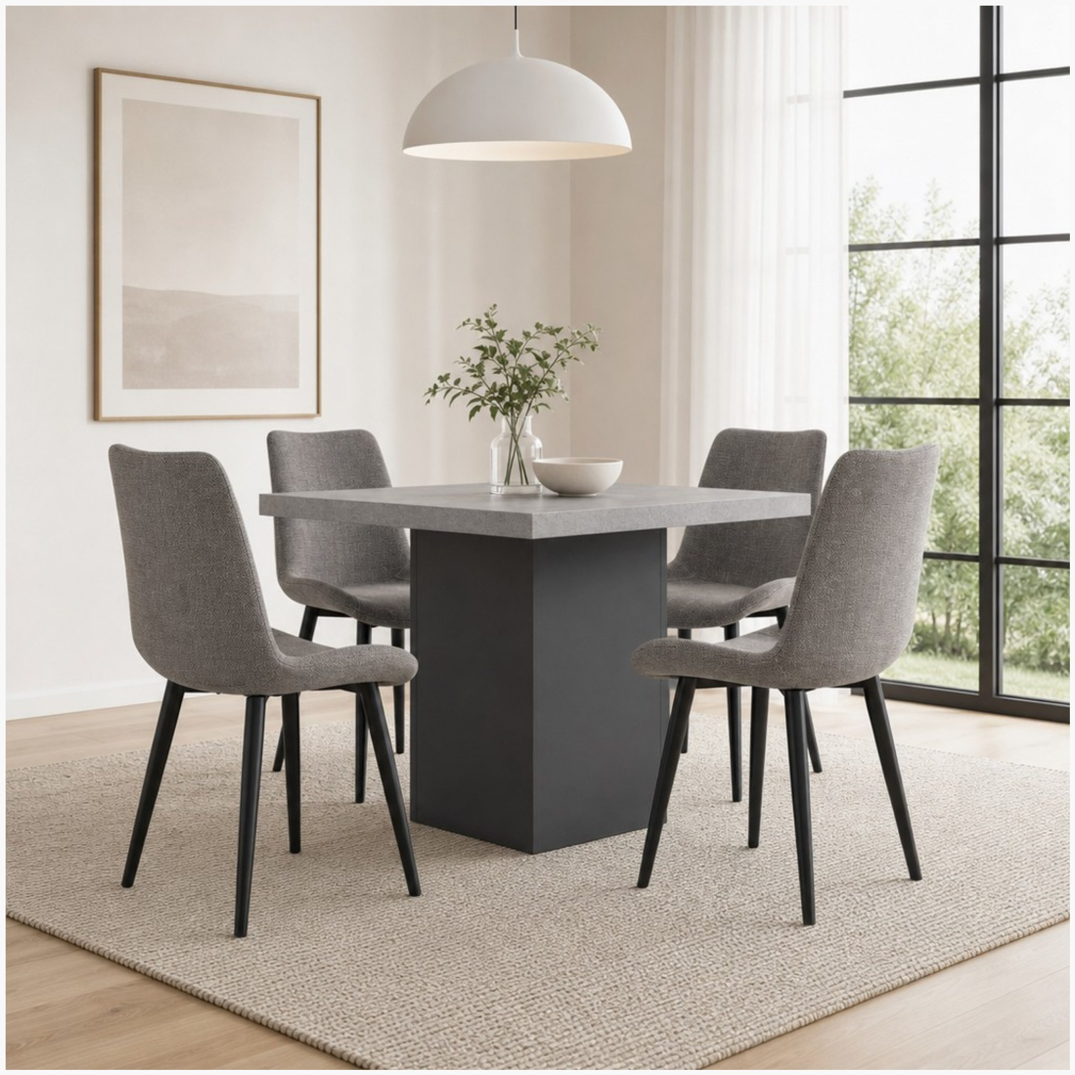 Winchester Roma 4-Seater Square Dining Set-hbxdiningroom-diningtablesandsets-diningsets-fourseater-image-1