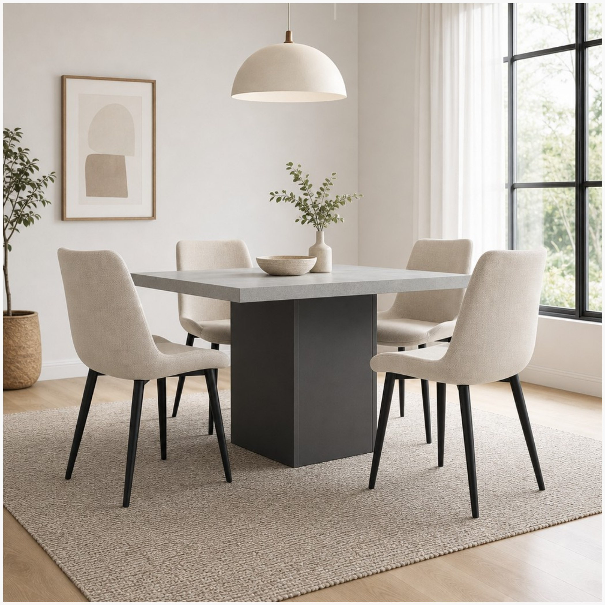 Winchester Roma XL 4-Seater Square Dining Set-hbxdiningroom-diningtablesandsets-diningsets-fourseater-image-1