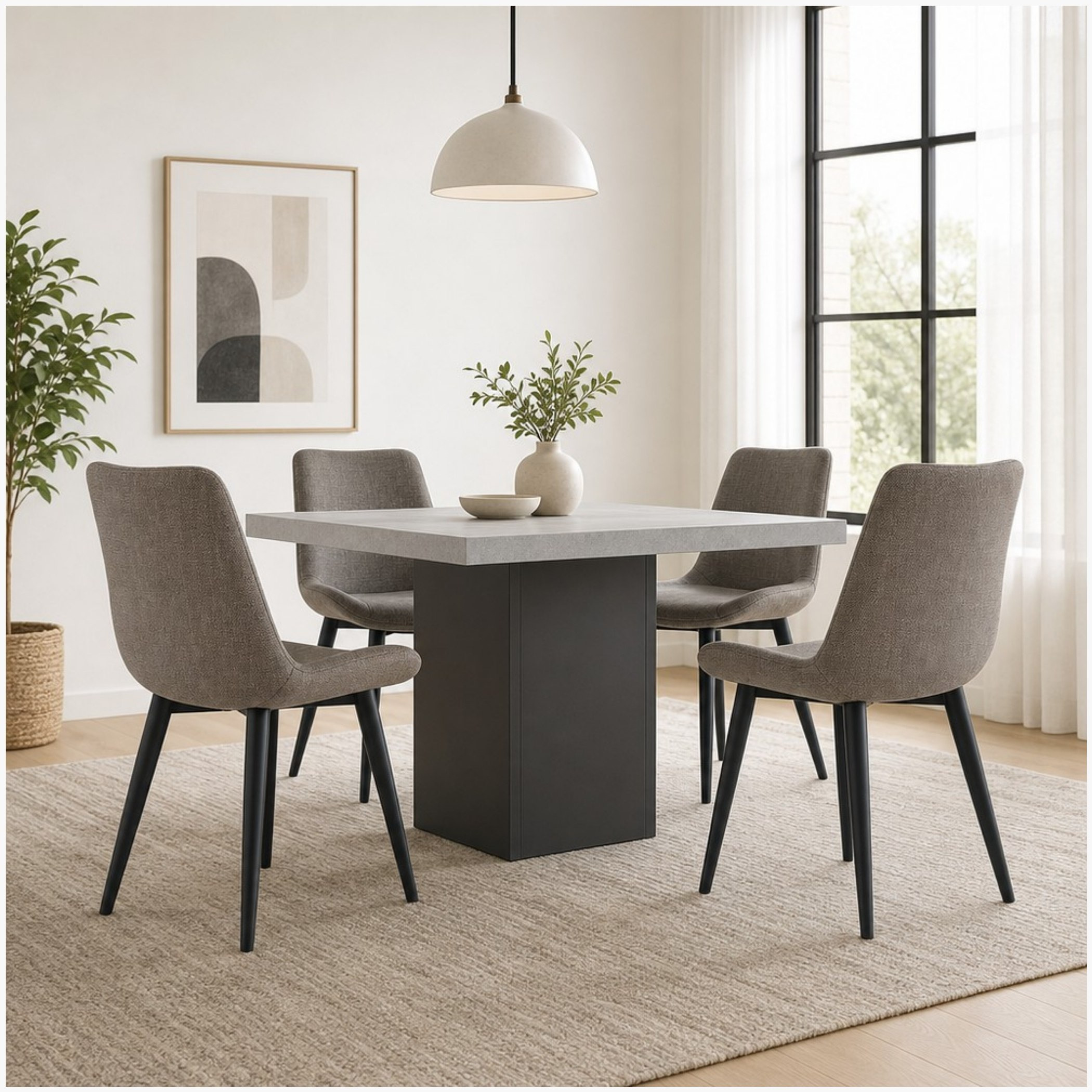 Winchester Roma XL 4-Seater Square Dining Set-hbxdiningroom-diningtablesandsets-diningsets-fourseater-image-1