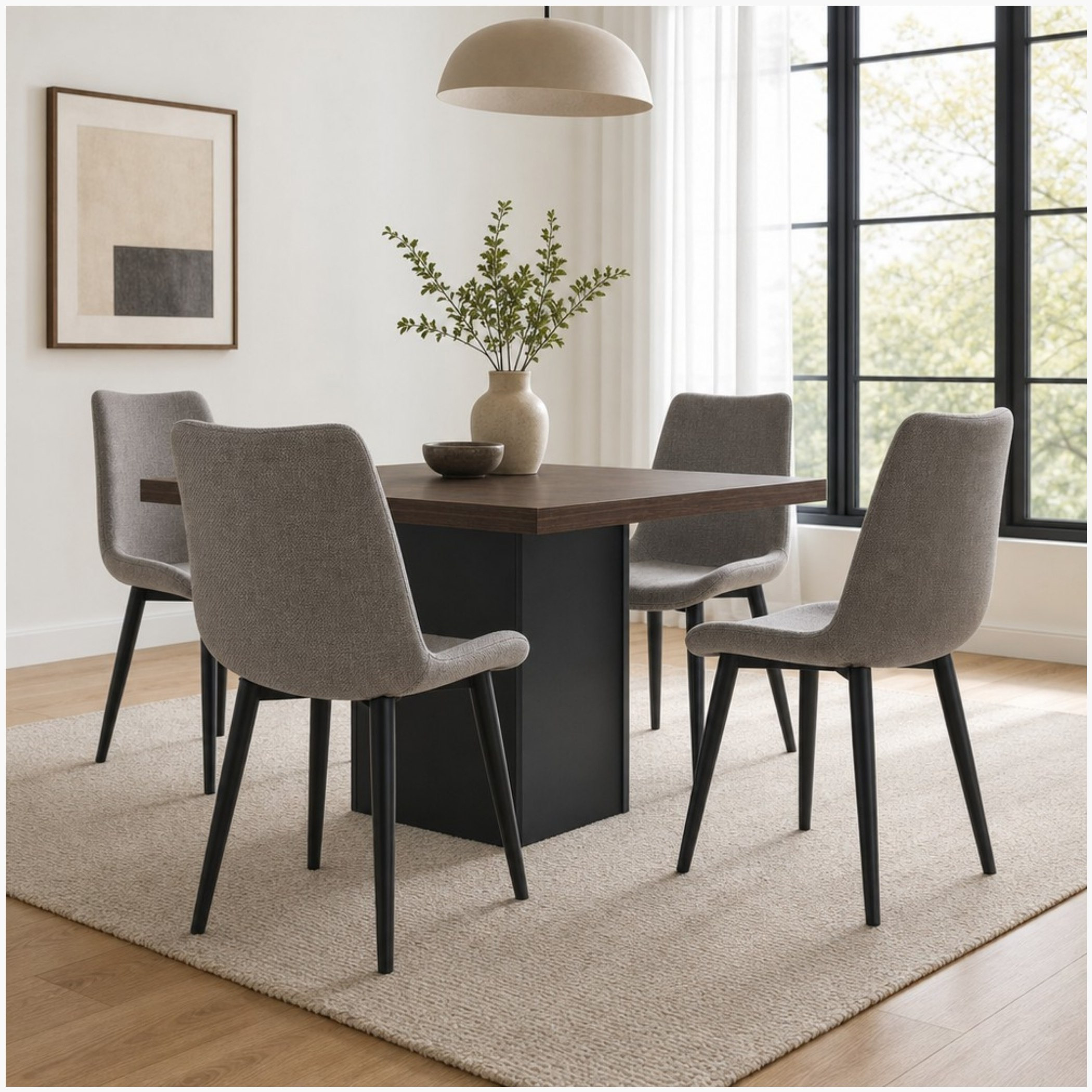 Winchester Roma XL 4-Seater Square Dining Set-hbxdiningroom-diningtablesandsets-diningsets-fourseater-image-1