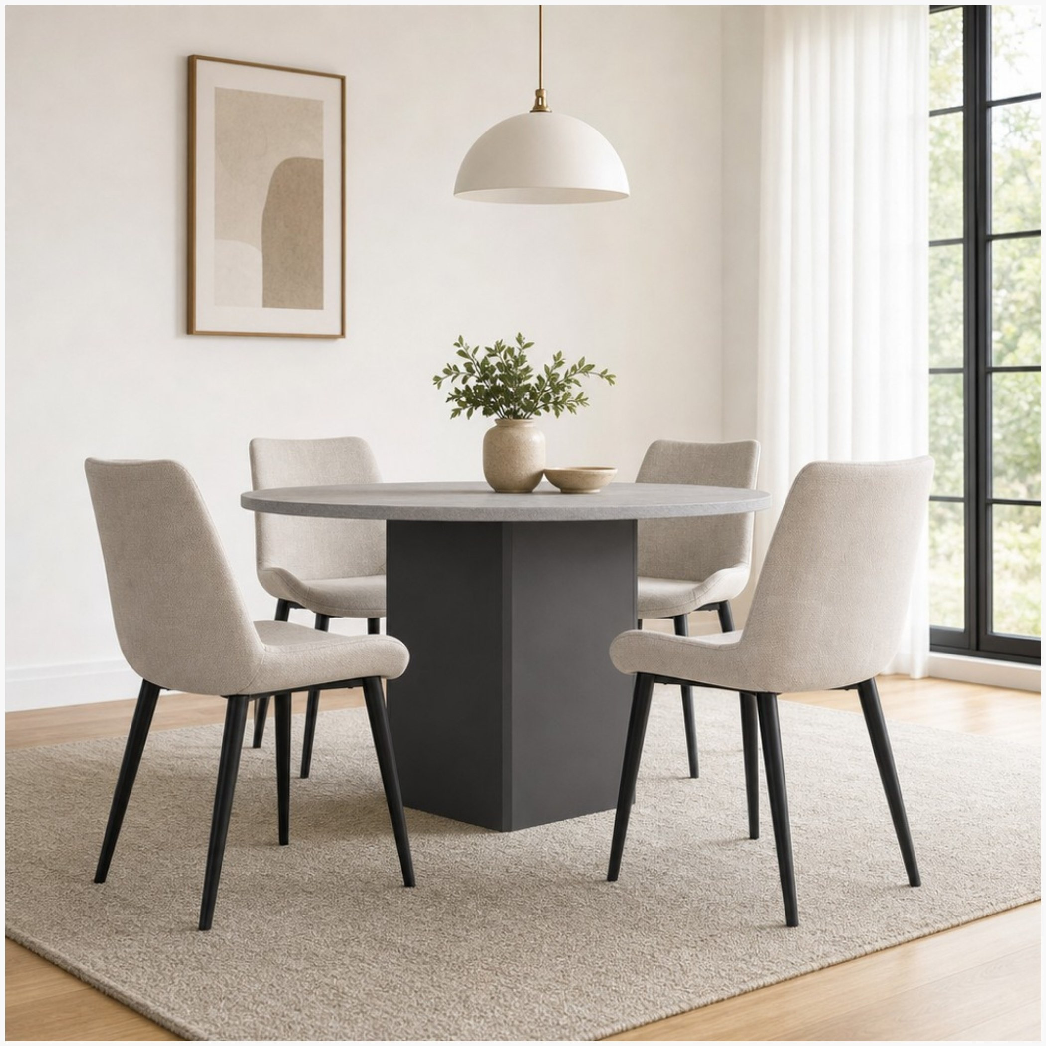 Winchester Roma 4-Seater Round Dining Set-hbxdiningroom-diningtablesandsets-diningsets-fourseater-image-1