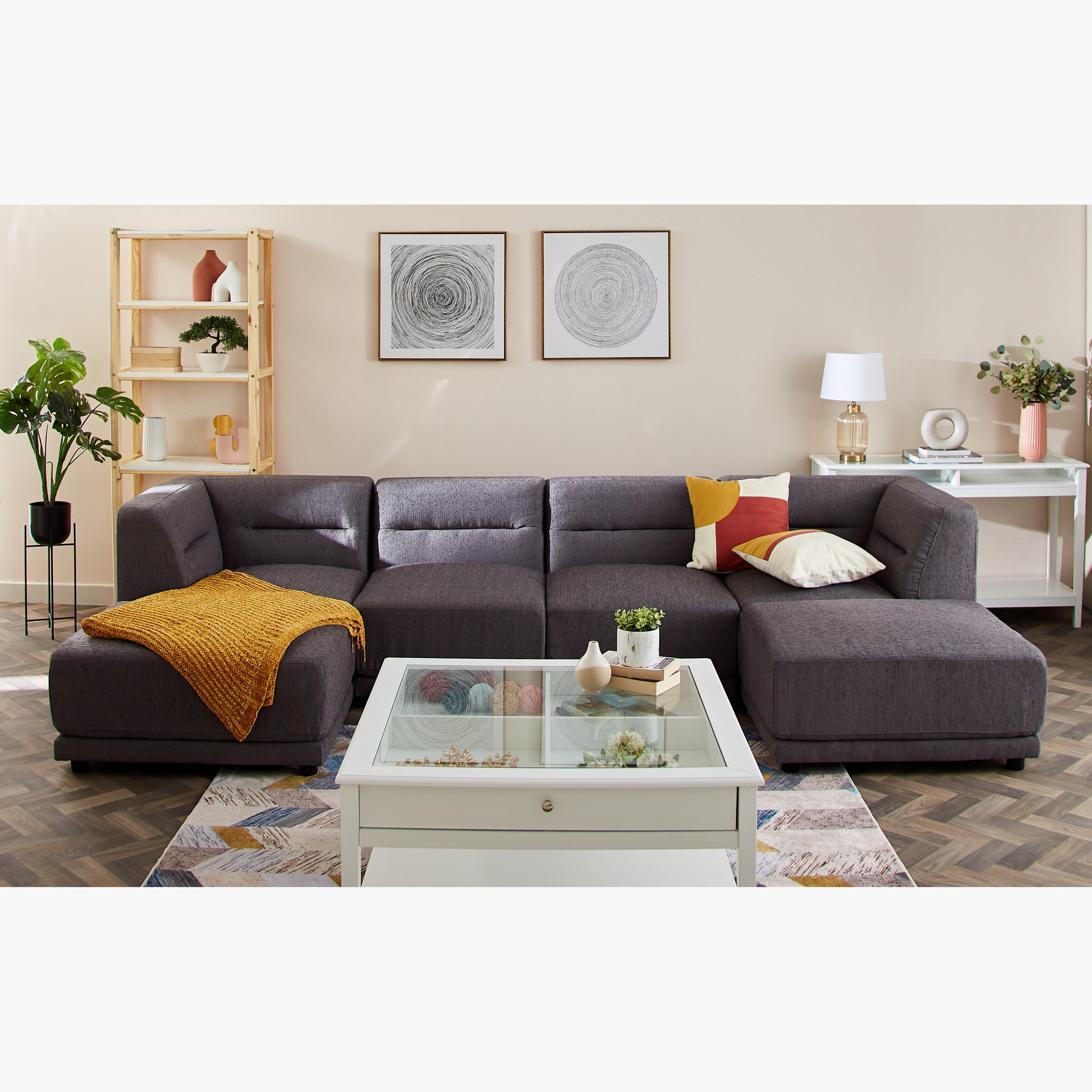 6 seater deals sectional sofa