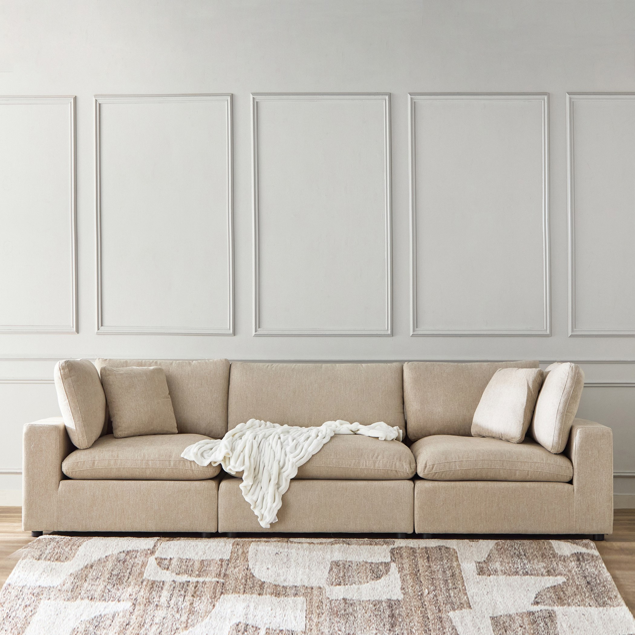 Signora 3-Seater Modular Sofa Package - 1 Armless Chair, 2 Corner Sofa-hbxlivingroom-sofasandarmchairs-sofasetspackage-image-1