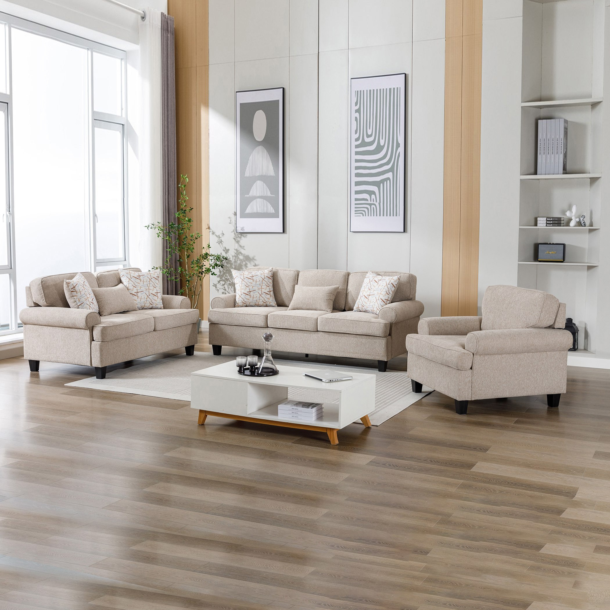 Manhattan Cambridge 3+2+1 Seater Sofa Package-hbxlivingroom-sofasandarmchairs-sofasetspackage-image-1