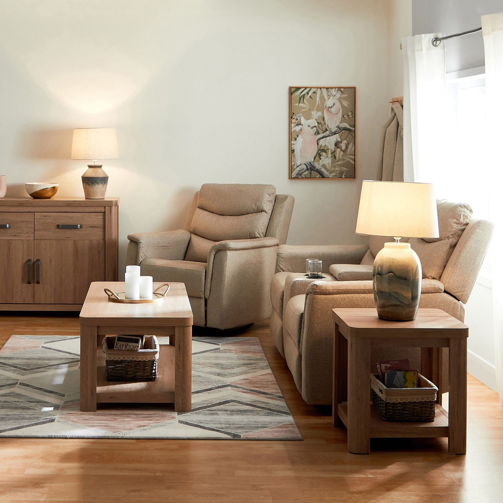 Olivos Coffee Table and 2 End Tables Package-hbxlivingroom-tablesandstands-endtables-image-1