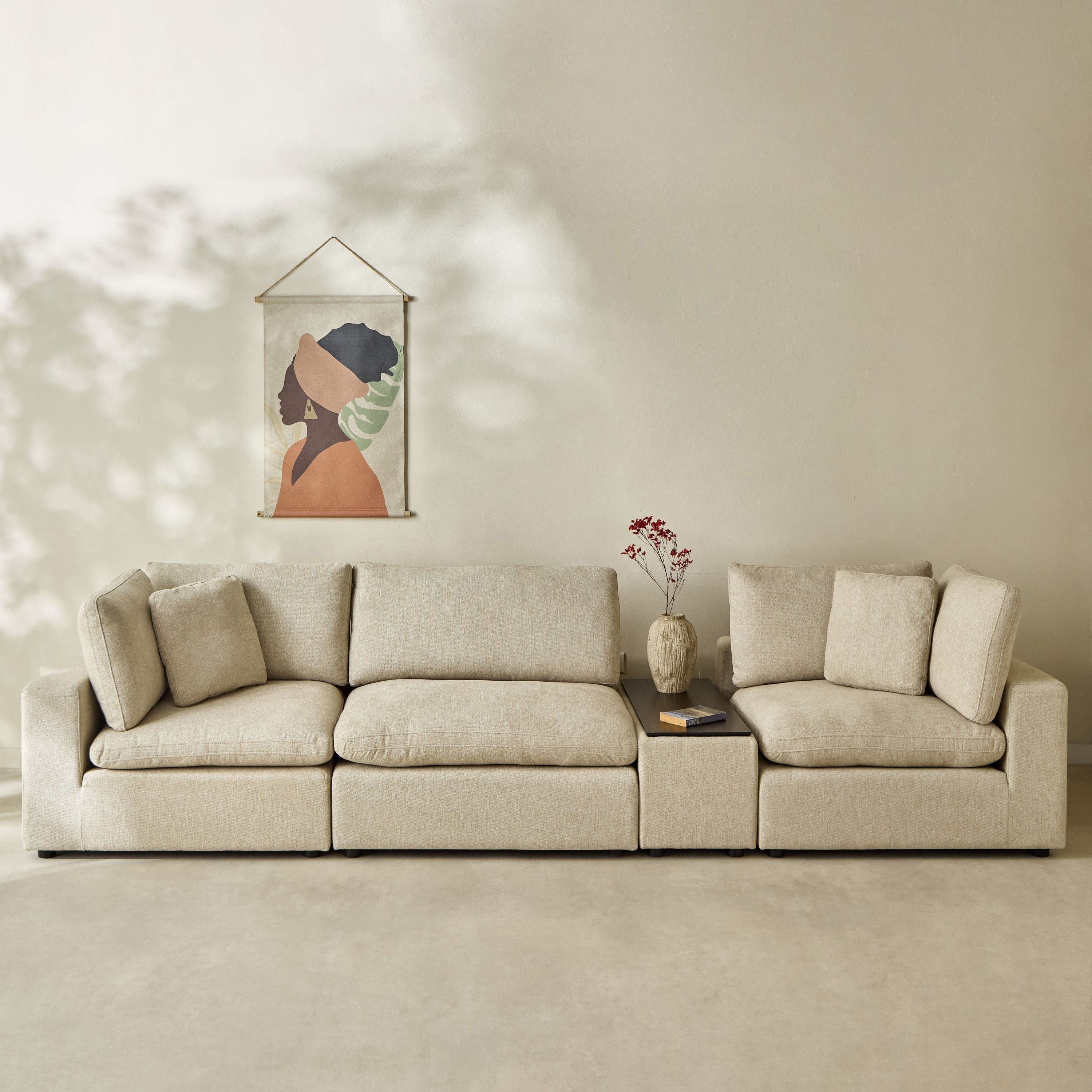 Signora 3-Seater Modular Sofa Package - 2 Corner Sofa, 1 Armless Chair, 1 Console-hbxlivingroom-sofasandarmchairs-sofasetspackage-image-1