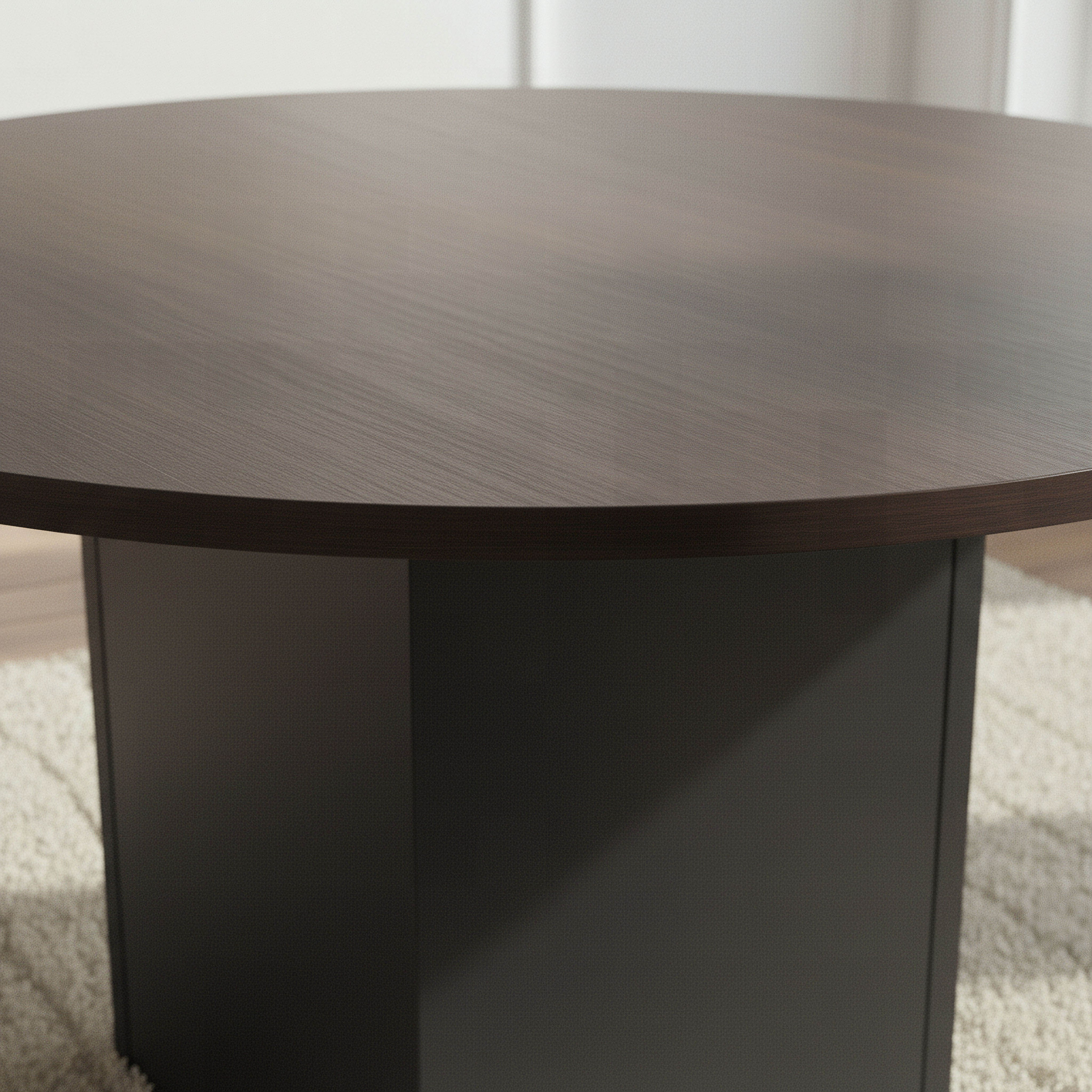 Winchester 4-Seater Round Dining Table-hbxfurniture-diningtablesandsets-diningtables-fourseater-image-2