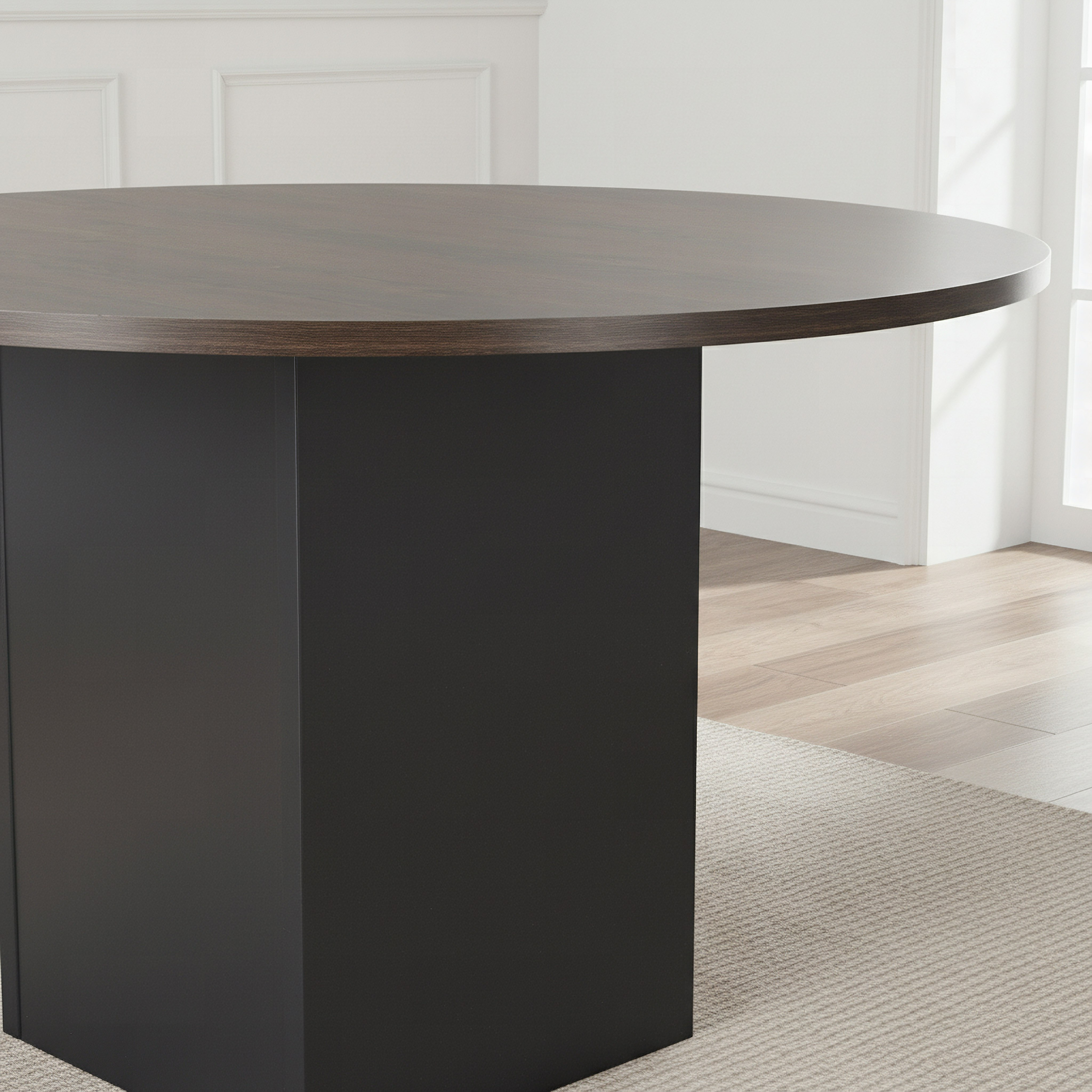 Winchester 4-Seater Round Dining Table-hbxfurniture-diningtablesandsets-diningtables-fourseater-image-3