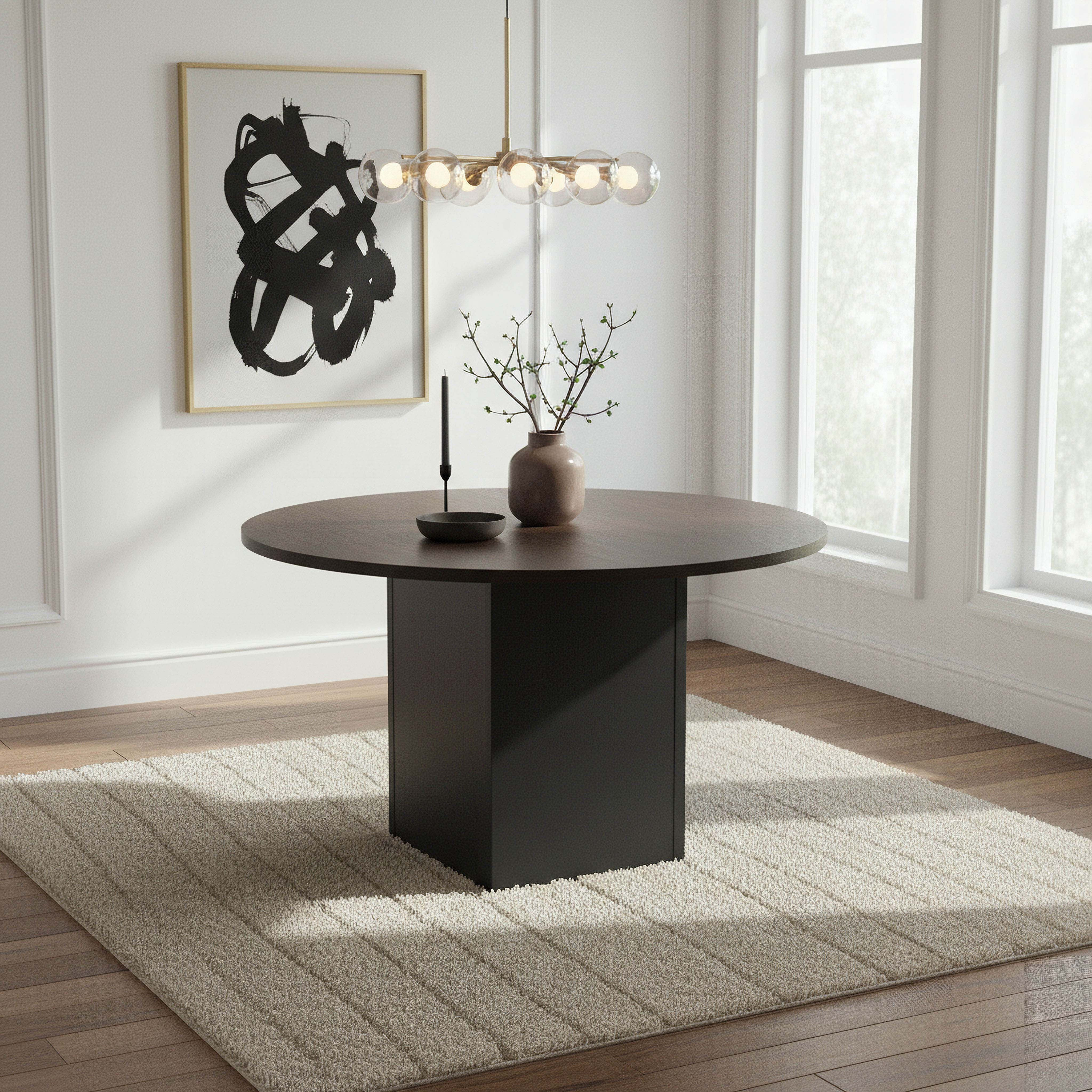 Winchester 4-Seater Round Dining Table-hbxfurniture-diningtablesandsets-diningtables-fourseater-image-4