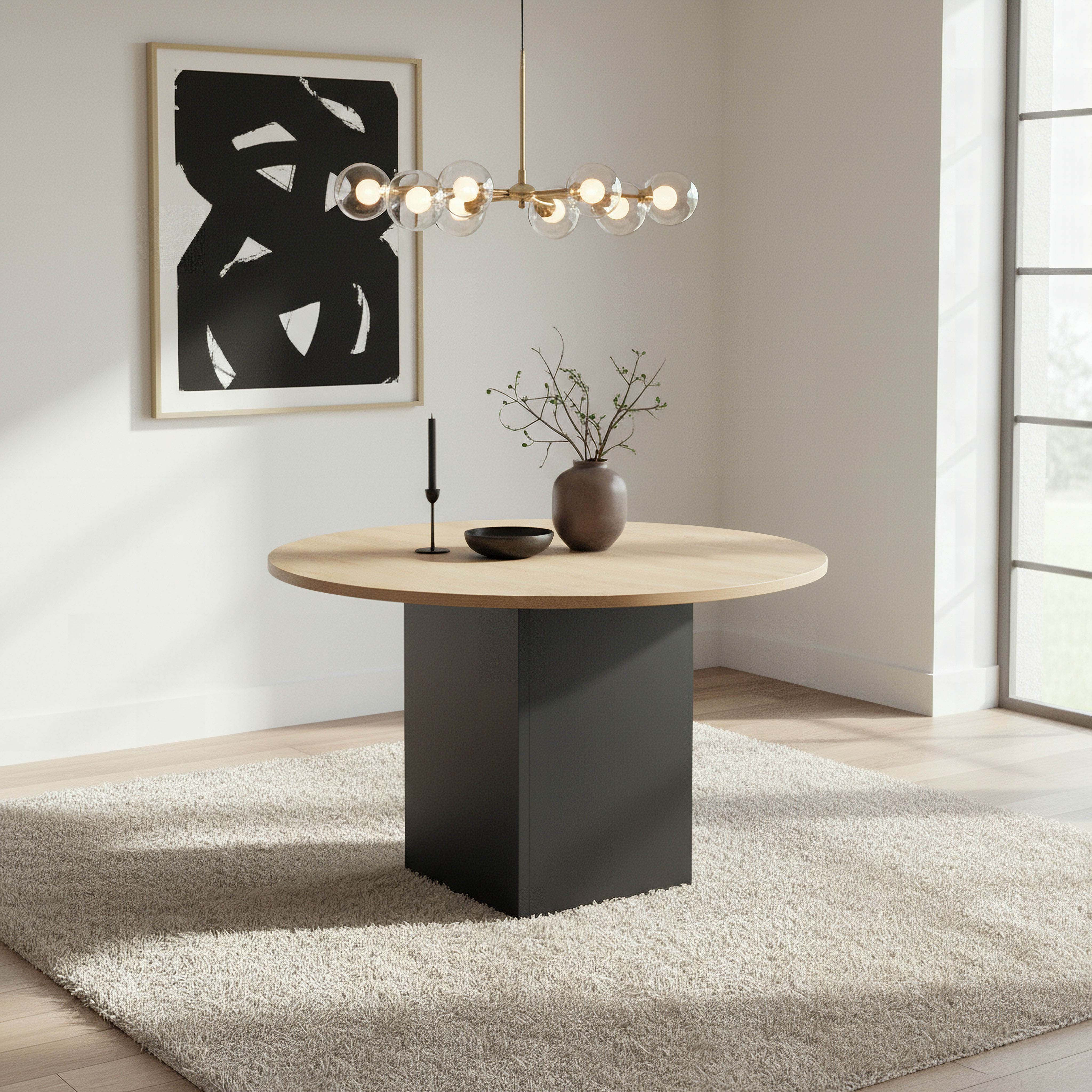 Winchester 4-Seater Round Dining Table-hbxfurniture-diningtablesandsets-diningtables-fourseater-image-5