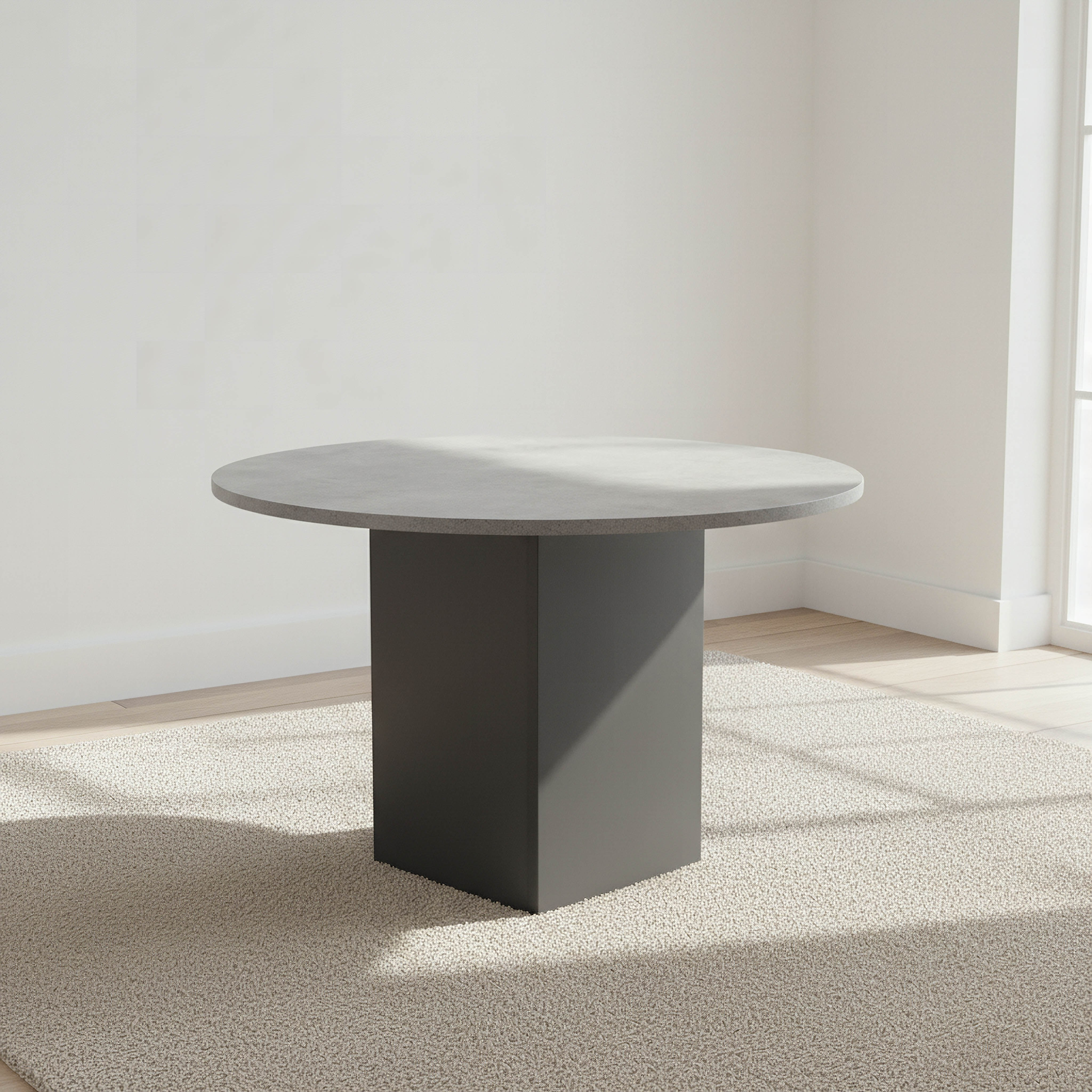 Winchester 4-Seater Round Dining Table-hbxfurniture-diningtablesandsets-diningtables-fourseater-image-1