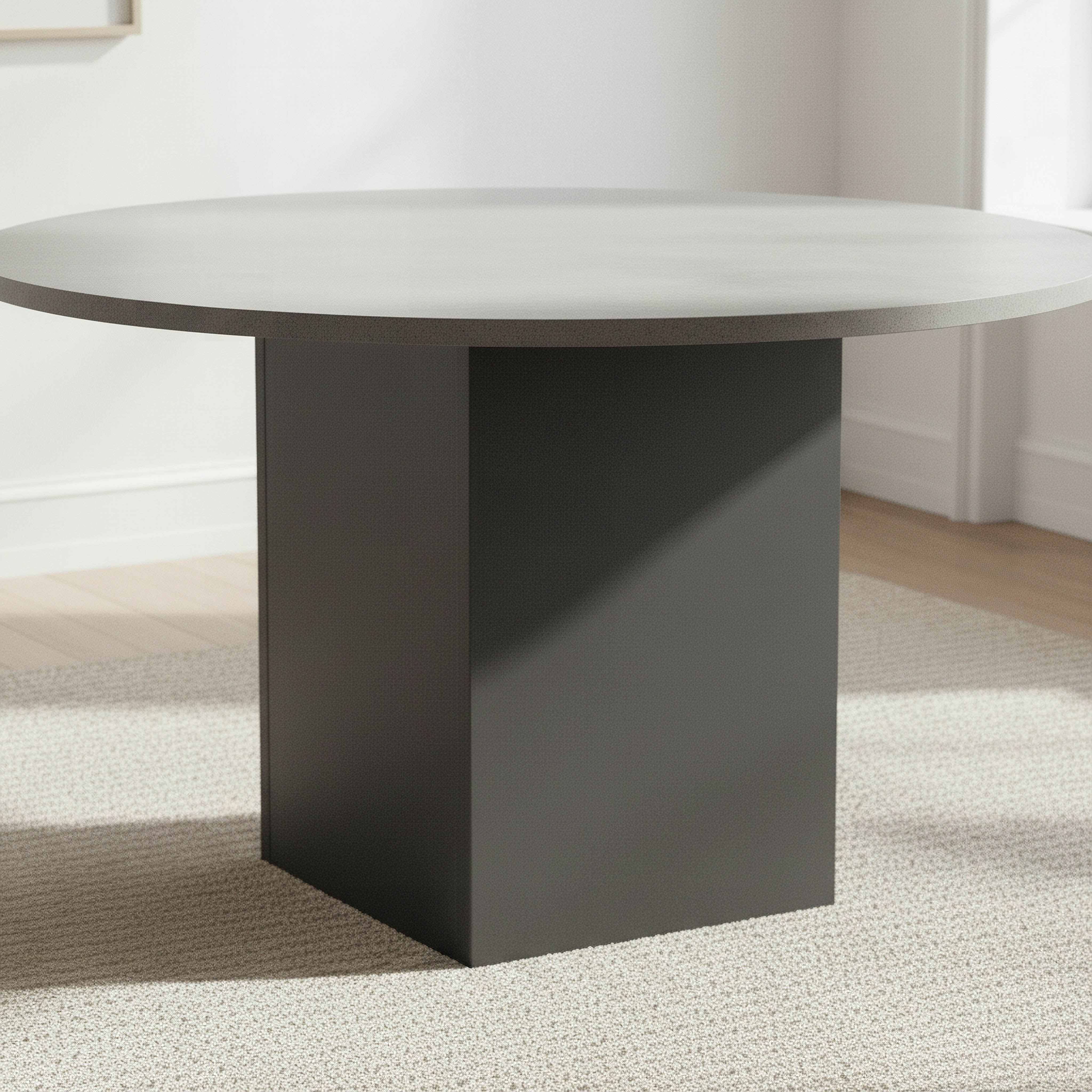 Winchester 4-Seater Round Dining Table-hbxfurniture-diningtablesandsets-diningtables-fourseater-image-2