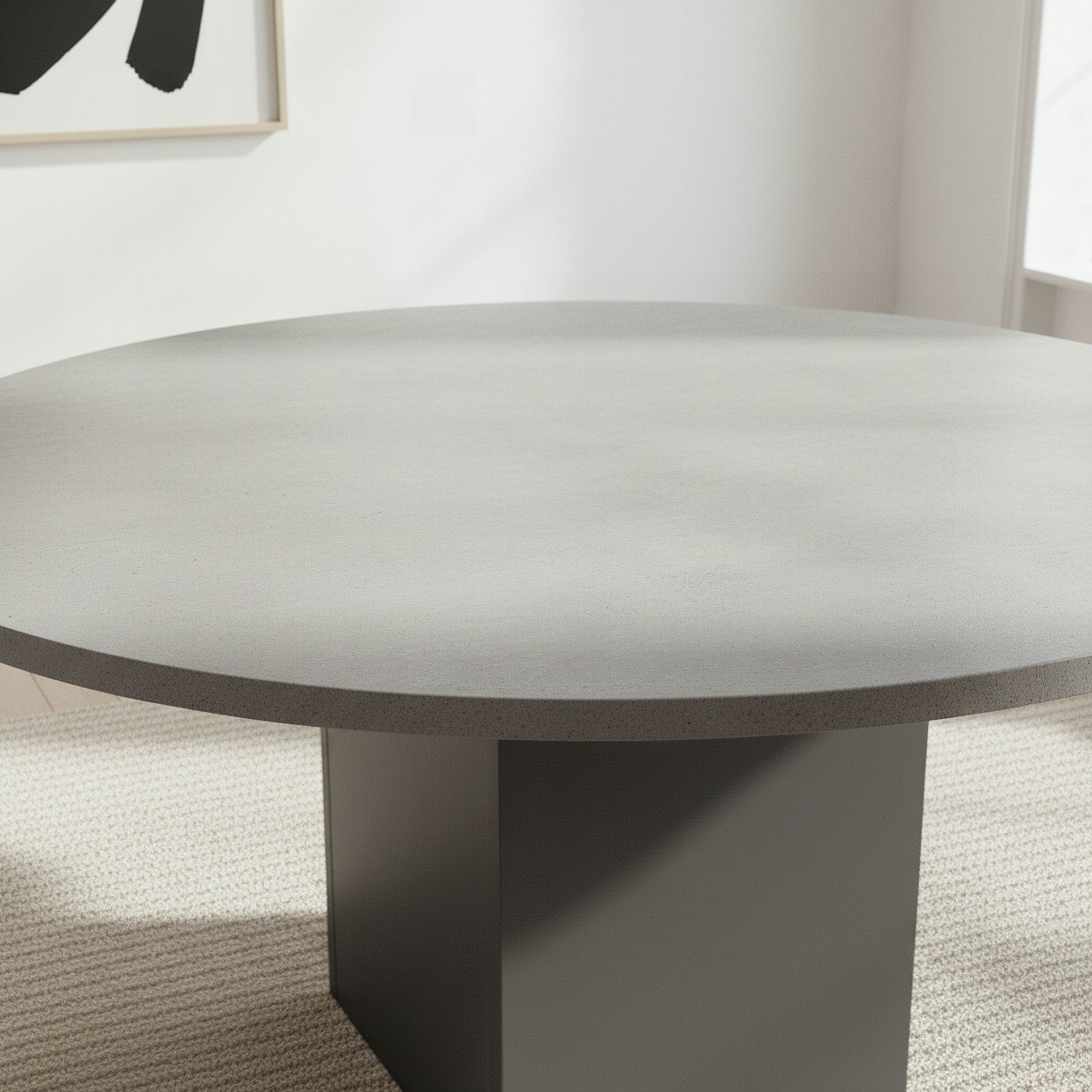 Winchester 4-Seater Round Dining Table-hbxfurniture-diningtablesandsets-diningtables-fourseater-image-3