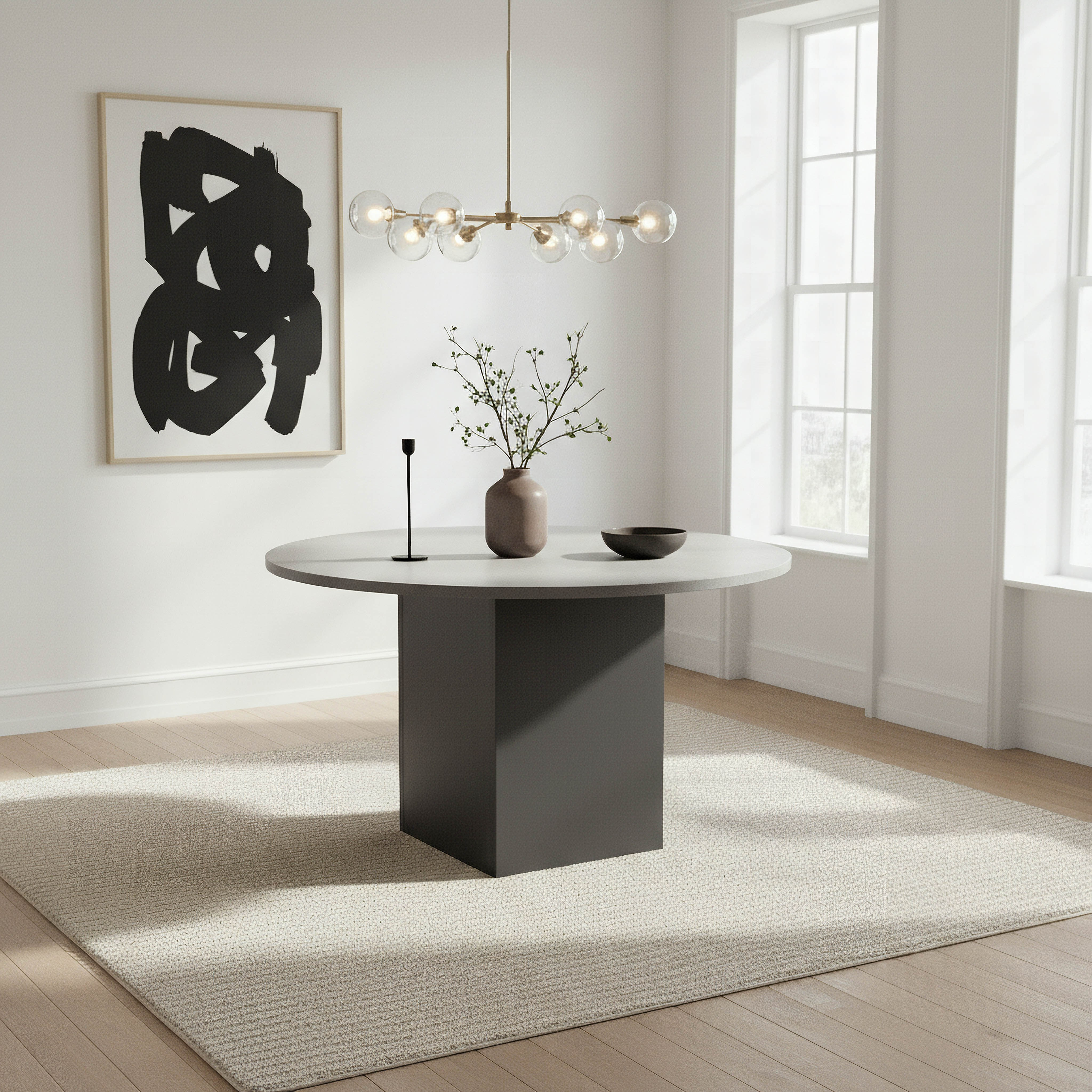 Winchester 4-Seater Round Dining Table-hbxfurniture-diningtablesandsets-diningtables-fourseater-image-4
