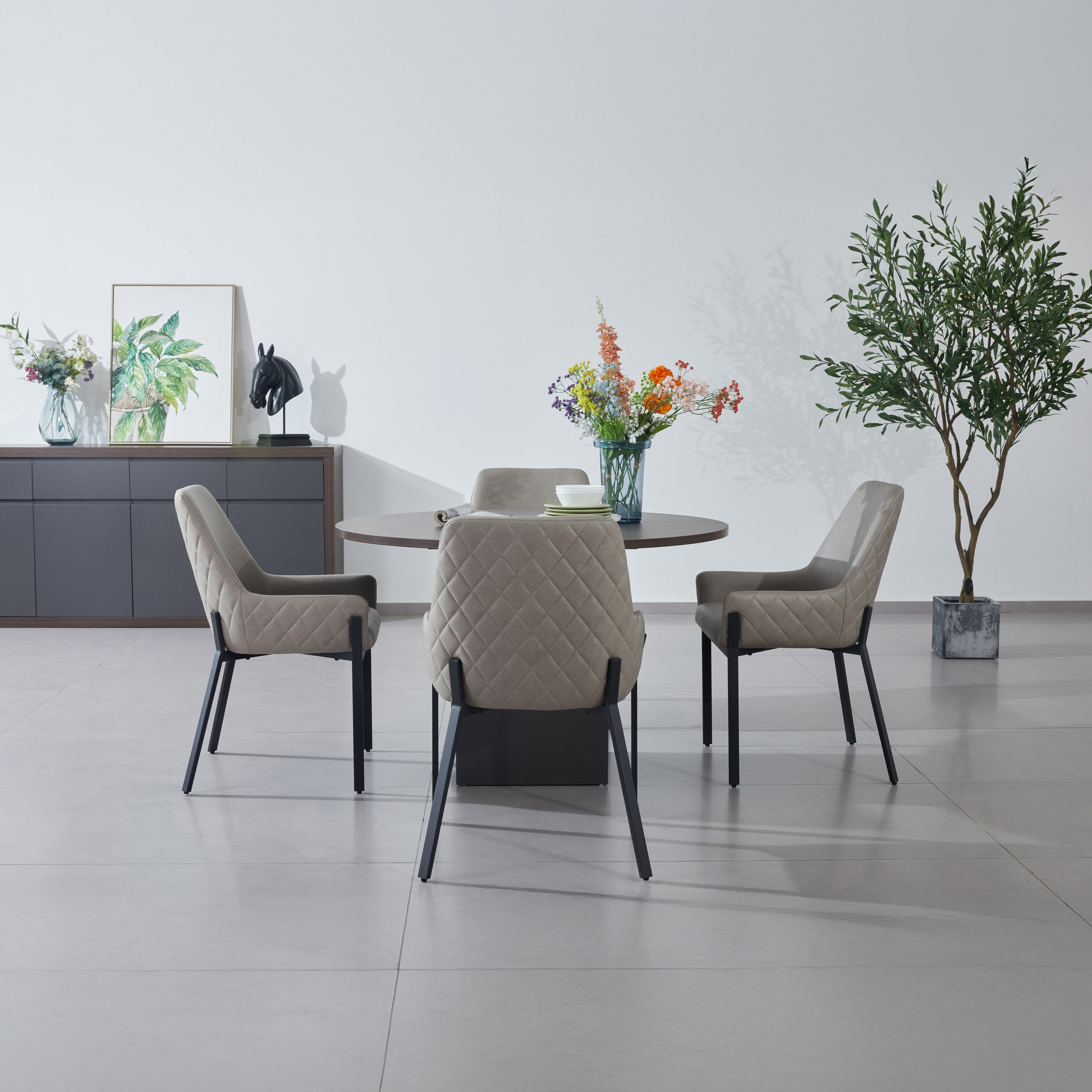 Winchester 4-Seater Round Dining Set-hbxdiningroom-diningtablesandsets-diningsets-diningpackages-image-1
