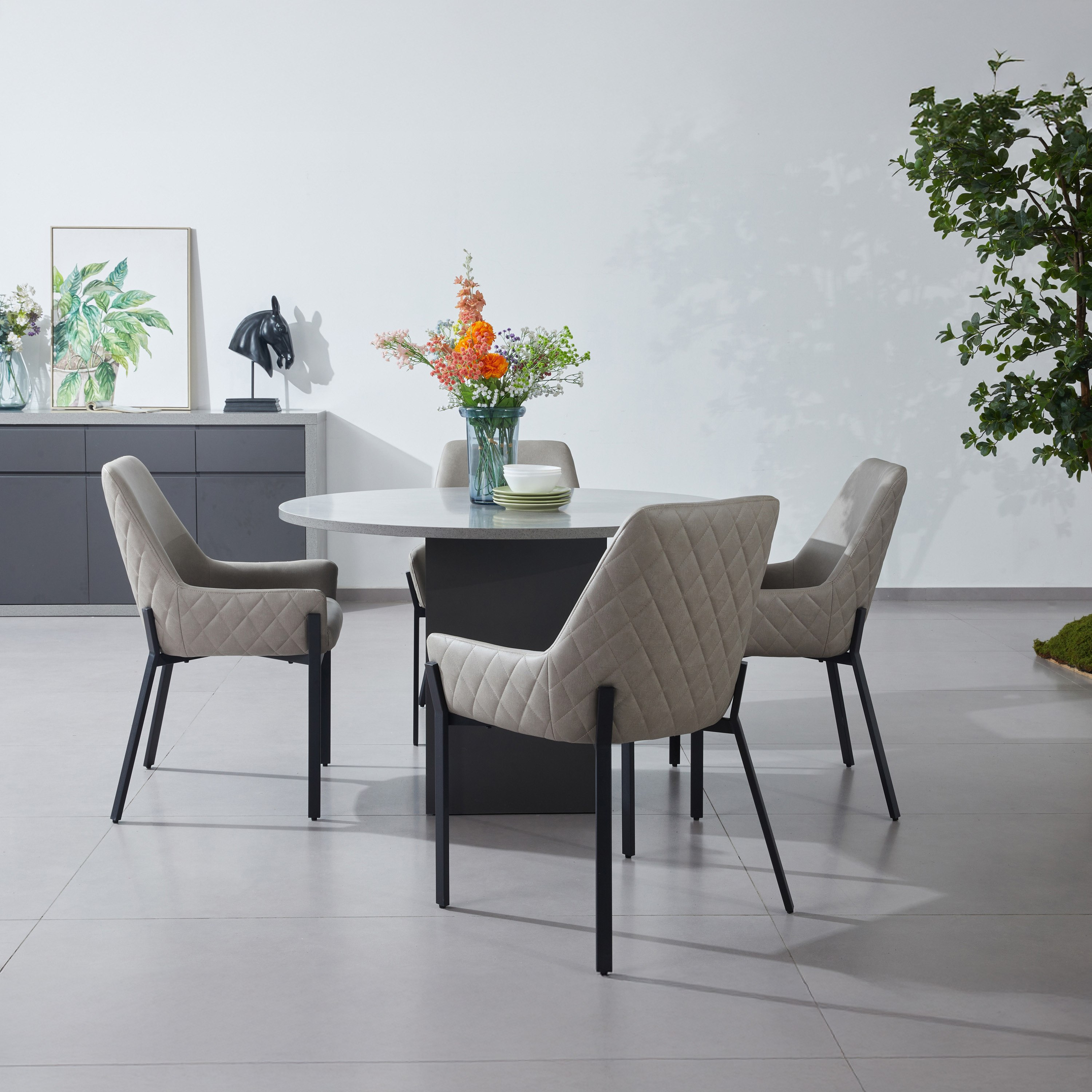 Winchester 4-Seater Round Dining Set-hbxdiningroom-diningtablesandsets-diningsets-diningpackages-image-1