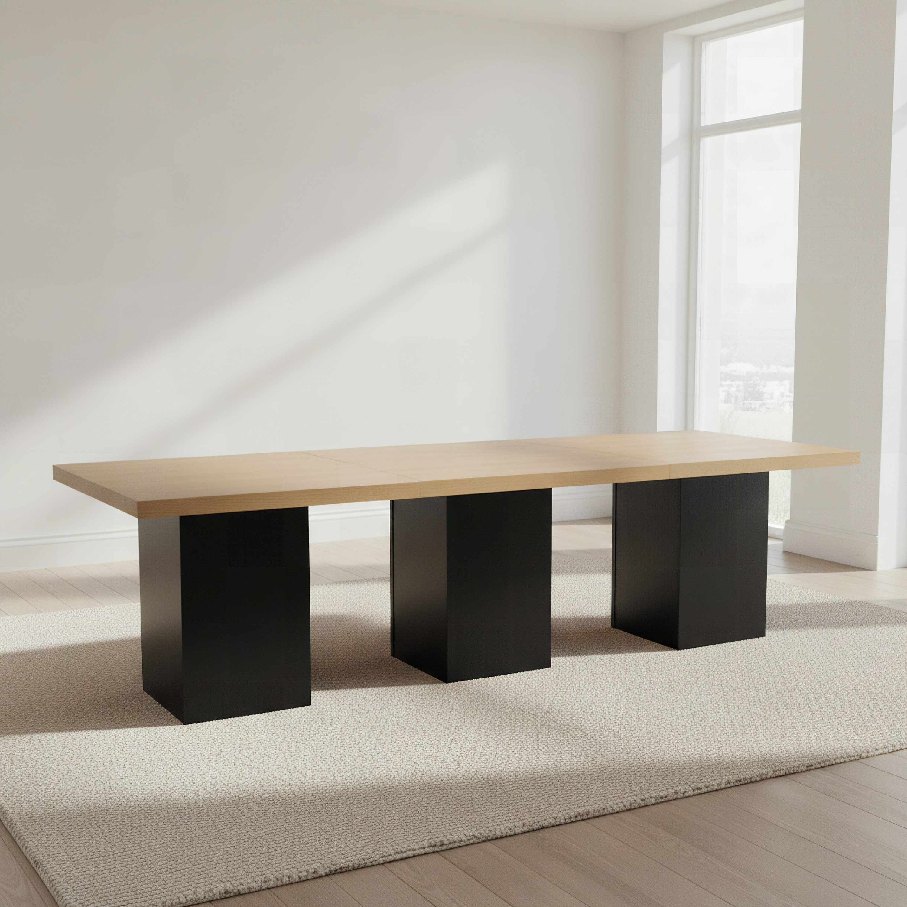 Winchester 8-Seater Square Dining Table-hbxfurniture-diningroom-diningsets-eightseater-image-1