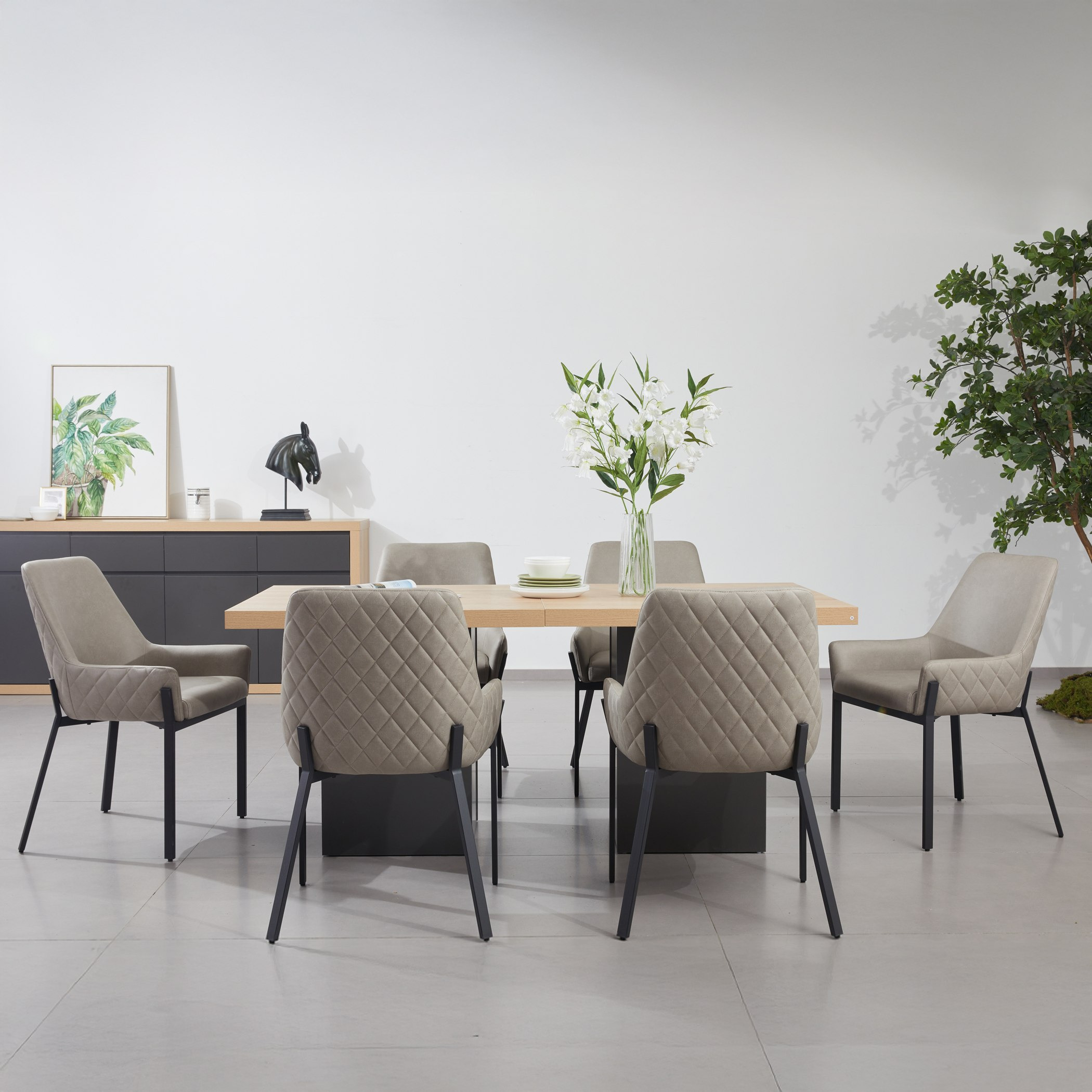 Winchester 6-Seater Dining Table with Chairs and Sideboard Package-hbxdiningroom-diningtablesandsets-diningsets-diningpackages-image-1
