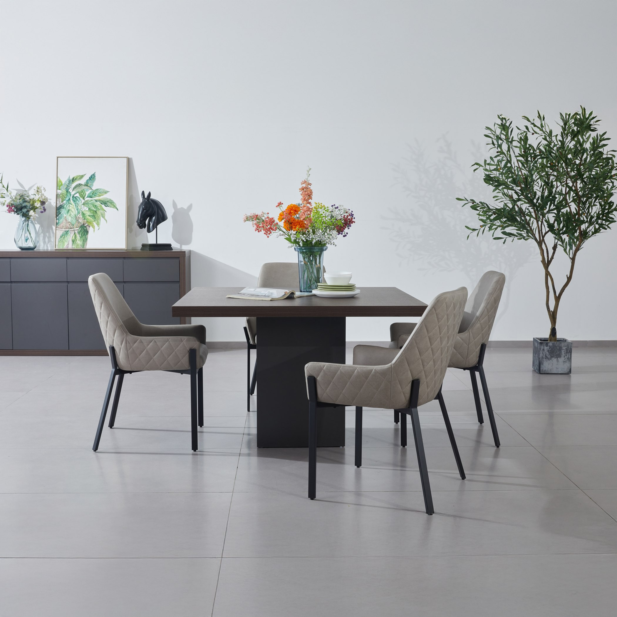 Winchester 4-Seater XL Dining Table with Chair-hbxdiningroom-diningtablesandsets-diningsets-diningpackages-image-1