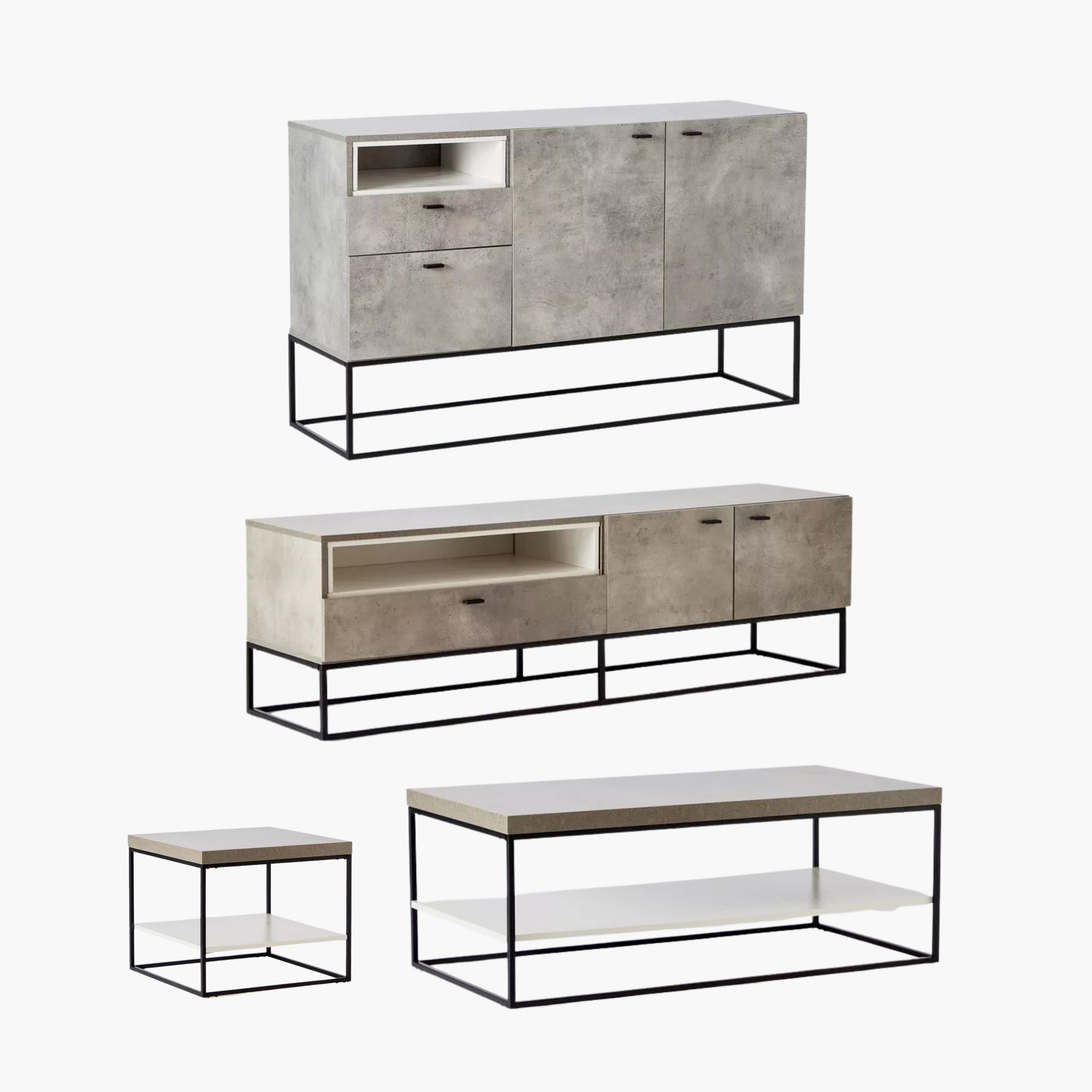 Scott 5-Piece Living and Dining Package-hbxlivingroom-livingroompackages-image-1