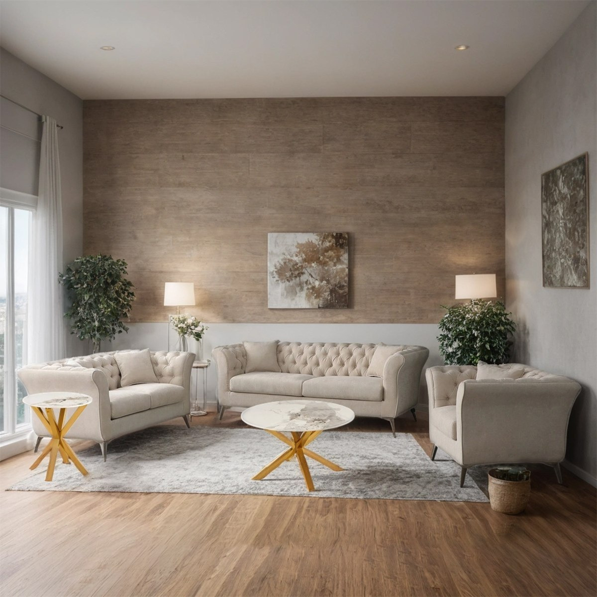 Oro 5-Piece Living Package-hbxlivingroom-sofasandarmchairs-sofasetspackage-image-1