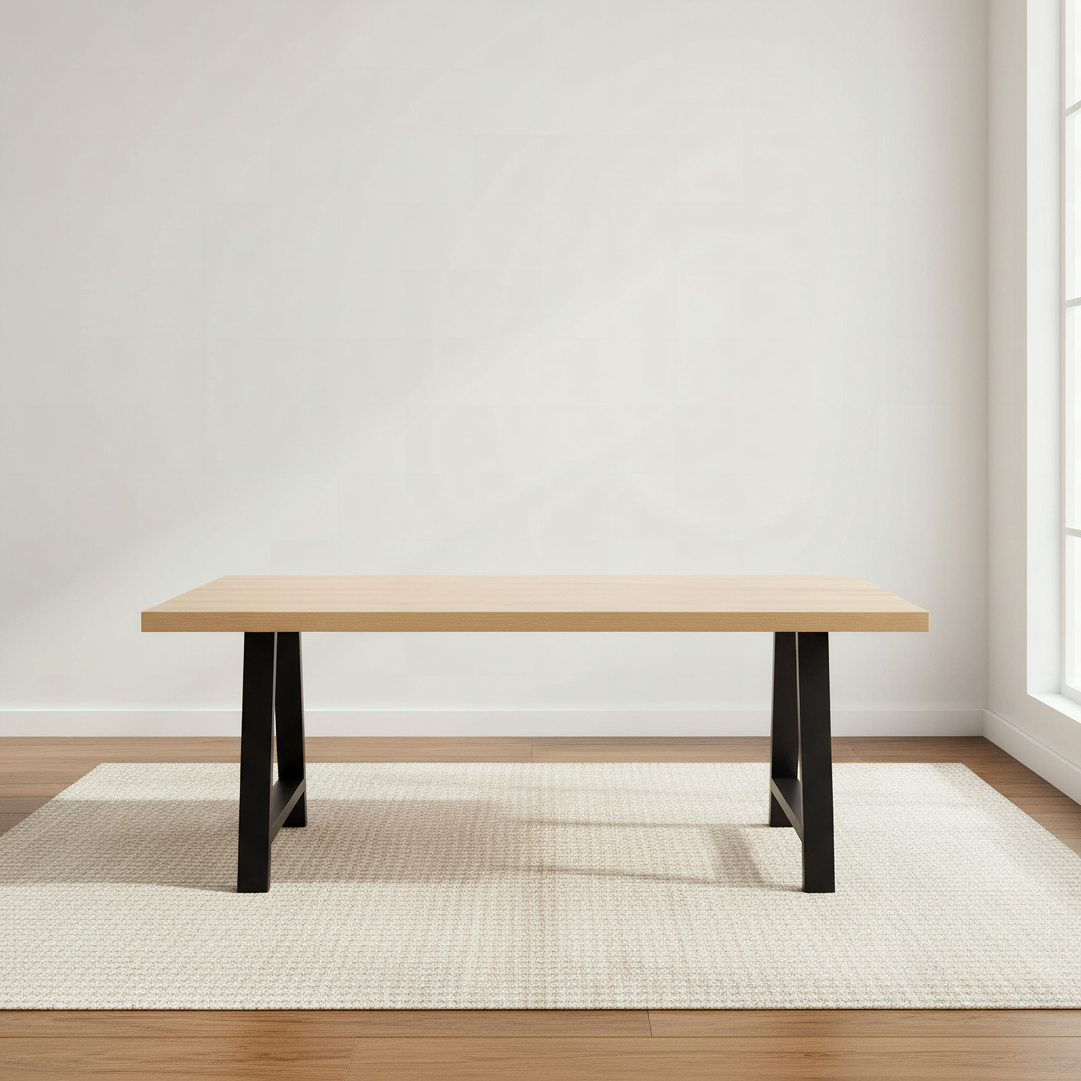 Iris 6-Seater A Shaped Modular Dining Table-hbxdiningroom-diningtablesandsets-diningtables-sixseater-image-2