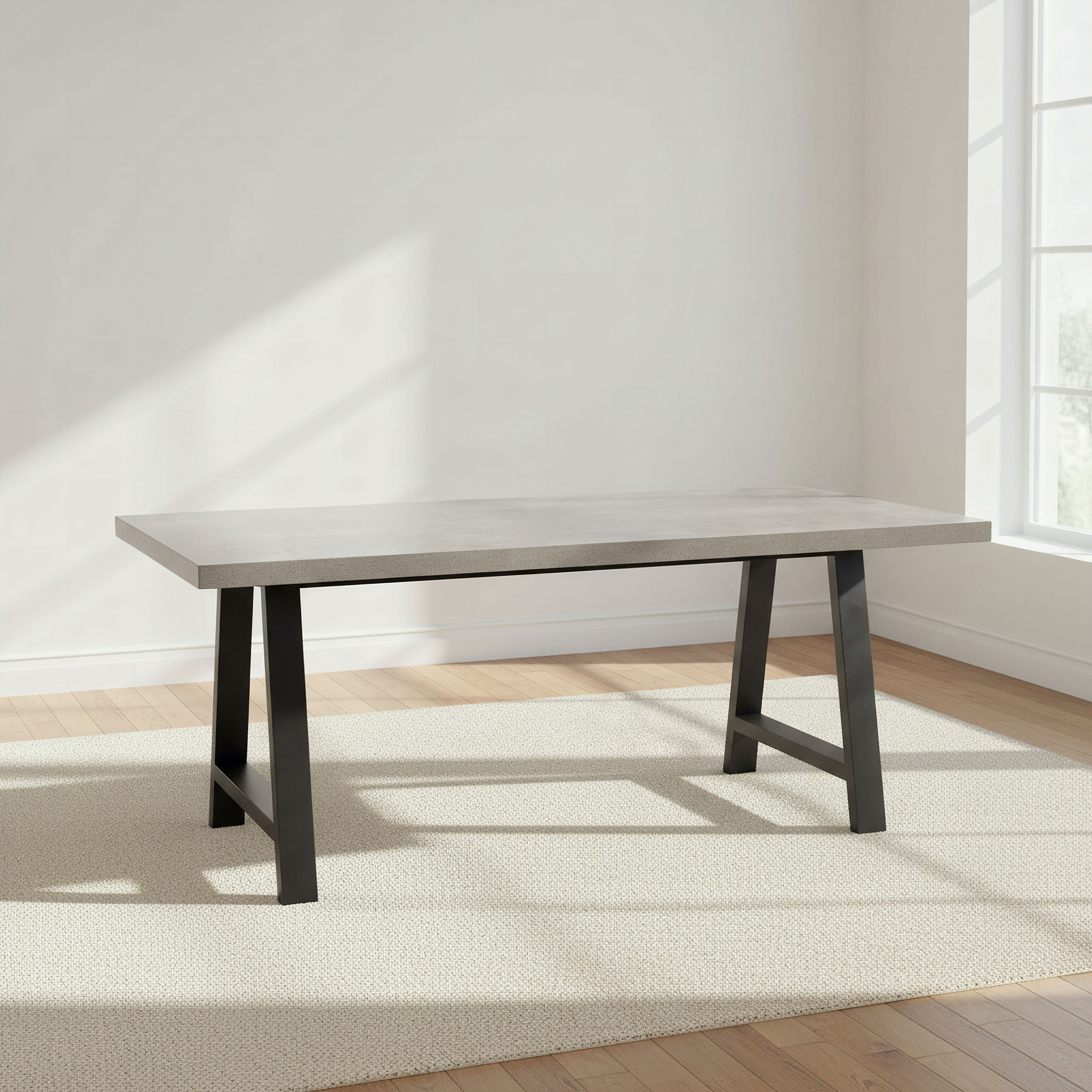 Iris 6-Seater A Shaped Modular Dining Table-hbxdiningroom-diningtablesandsets-diningtables-sixseater-image-1