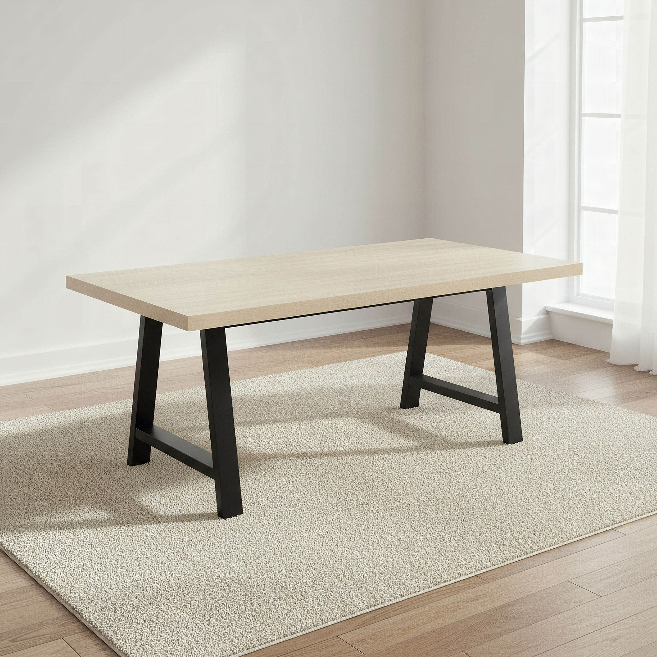 Iris 8-Seater A-Shaped Modular Dining Table-hbxfurniture-diningroom-diningsets-eightseater-image-1