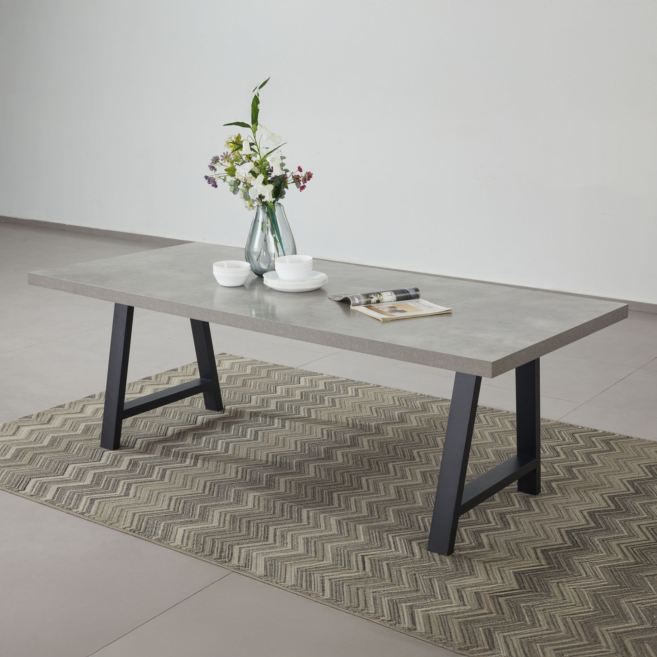 Iris 8-Seater A-Shaped Modular Dining Table-hbxfurniture-diningroom-diningsets-eightseater-image-6