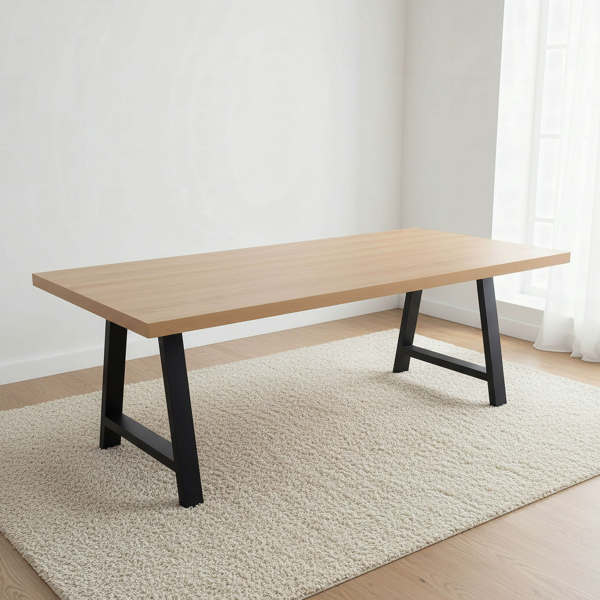 Iris 8-Seater A Shaped Modular Dining Table-hbxfurniture-diningroom-diningsets-eightseater-image-1