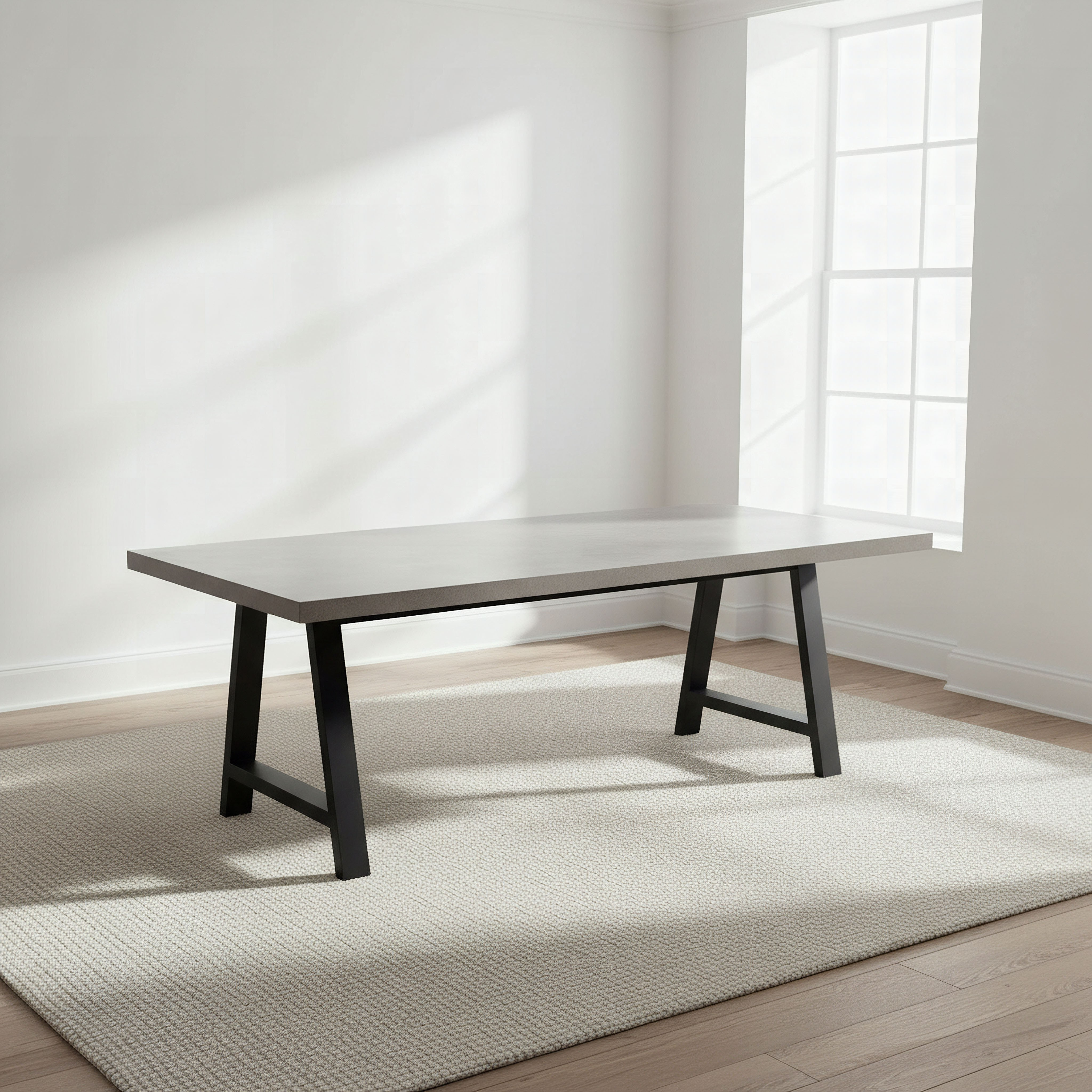 Iris 8-Seater A-Shaped Modular Dining Table-hbxfurniture-diningroom-diningsets-eightseater-image-1