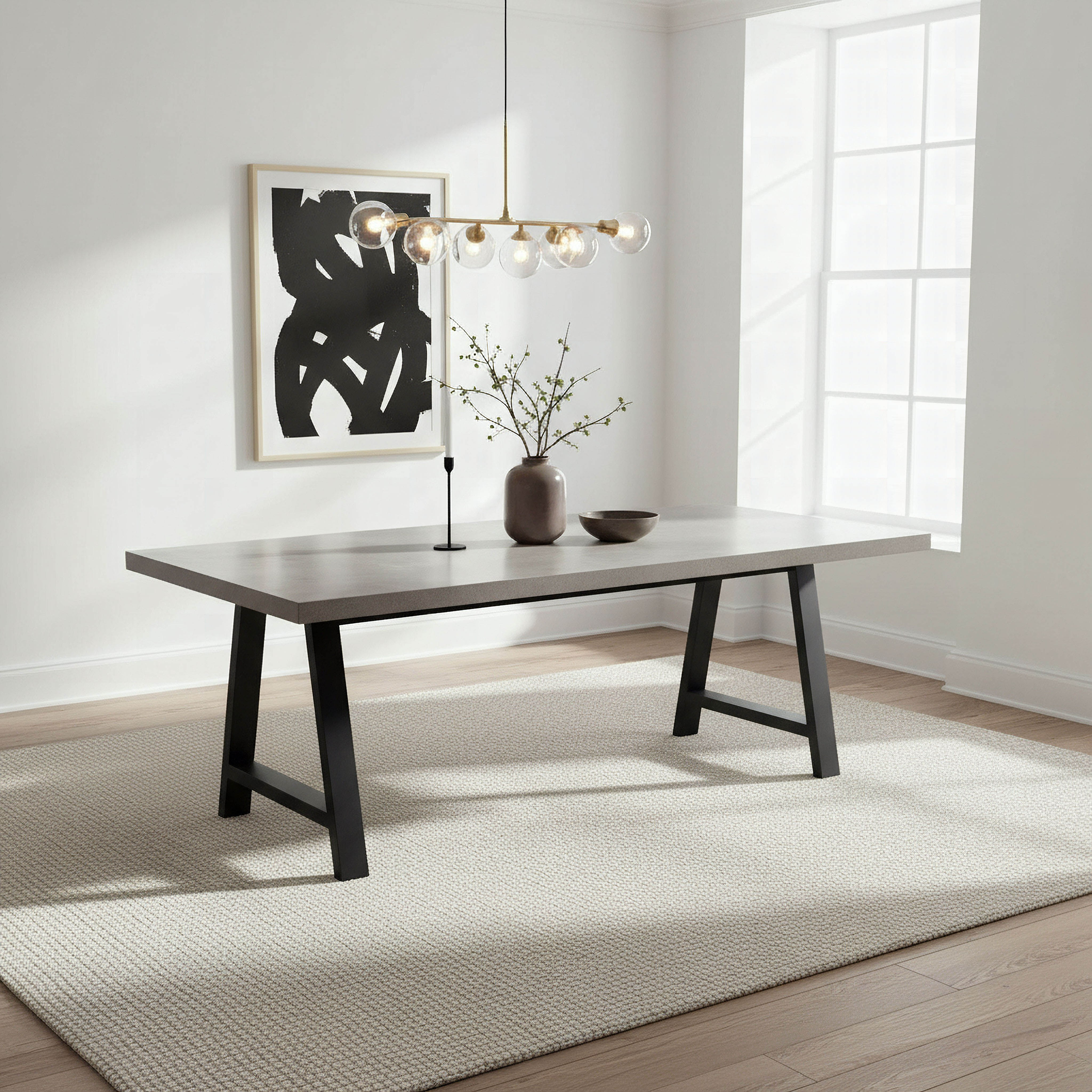 Iris 8-Seater A-Shaped Modular Dining Table-hbxfurniture-diningroom-diningsets-eightseater-image-5
