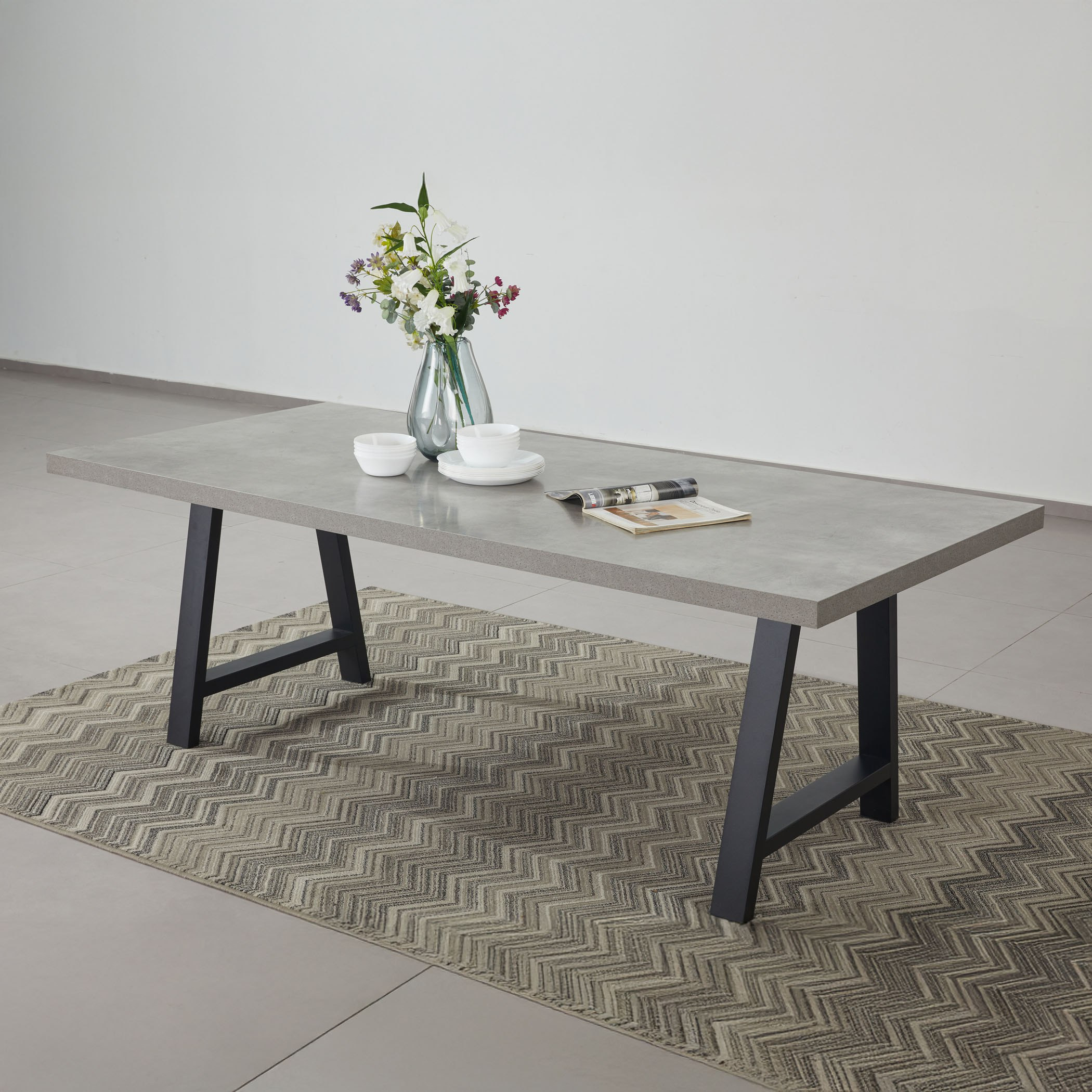 Iris 8-Seater A-Shaped Modular Dining Table-hbxfurniture-diningroom-diningsets-eightseater-image-6