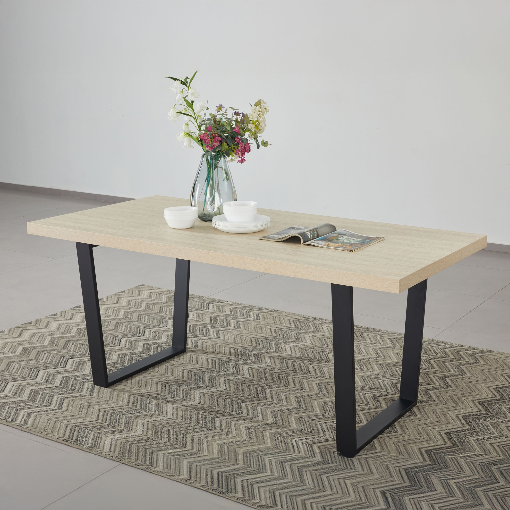 Iris 6-Seater U-Shape Modular Dining Table-hbxdiningroom-diningtablesandsets-diningtables-sixseater-image-6