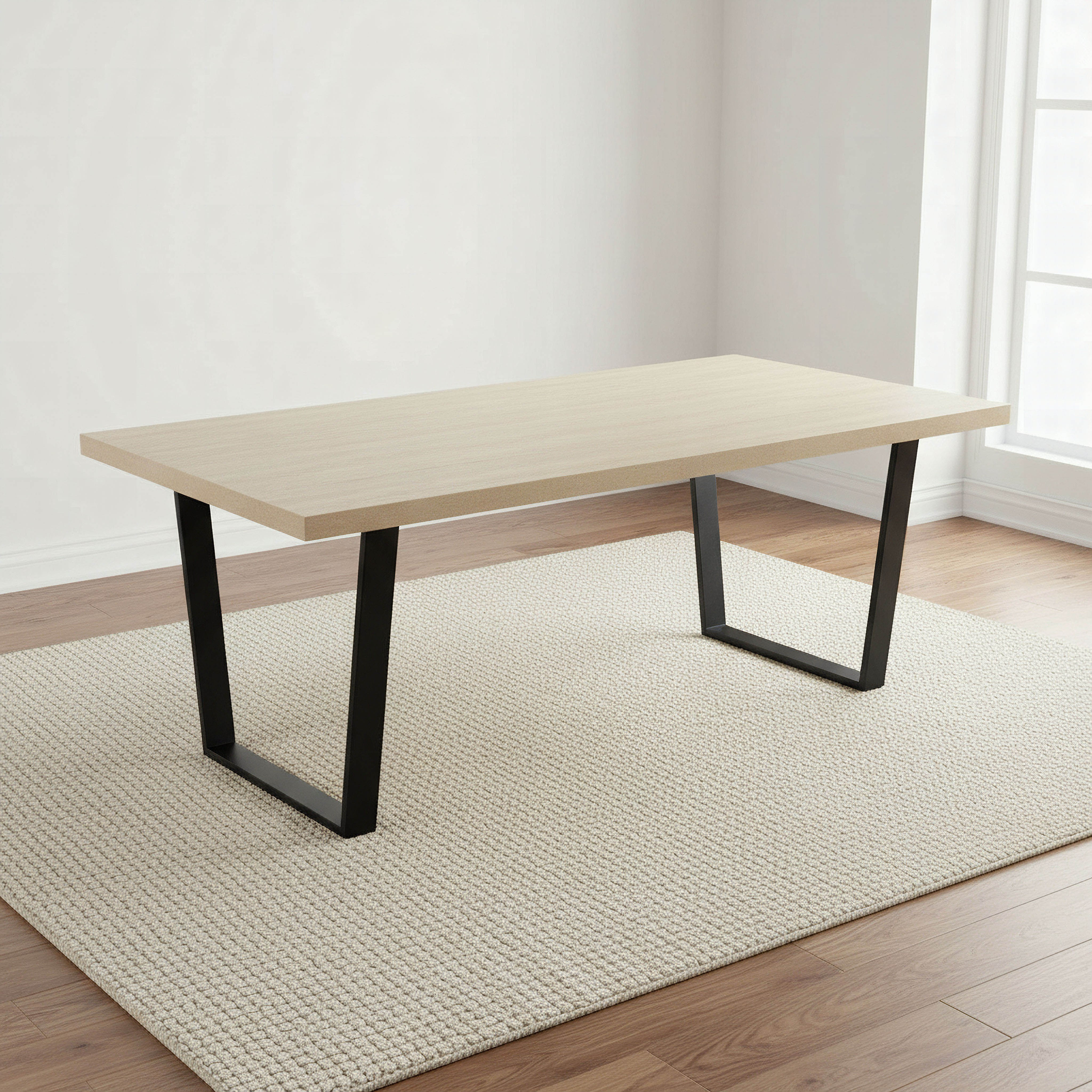 Iris 8-Seater U Shape Modular Dining Table-hbxfurniture-diningroom-diningsets-eightseater-image-1