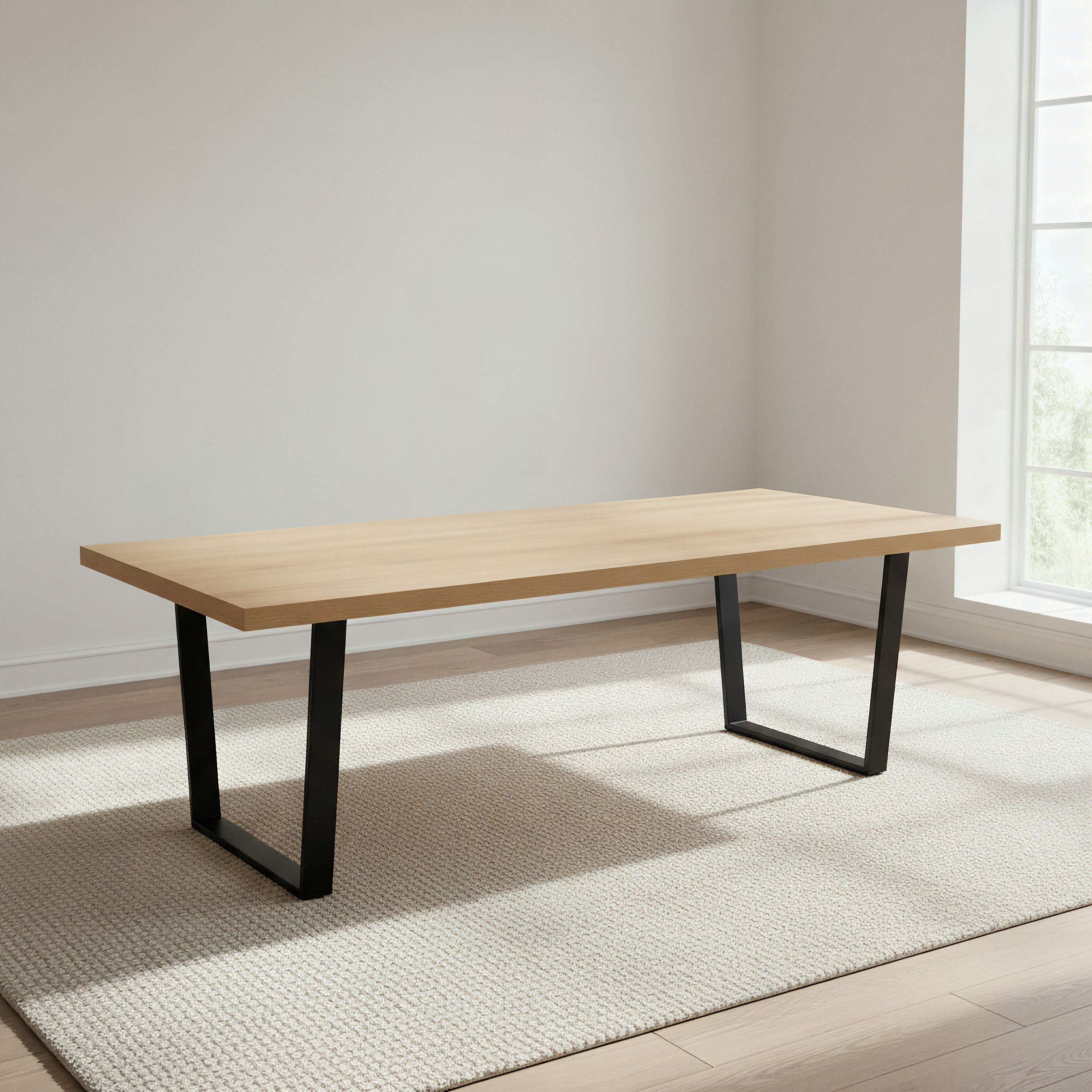 Iris 8-Seater U Shape Modular Dining Table-hbxfurniture-diningroom-diningsets-eightseater-image-1