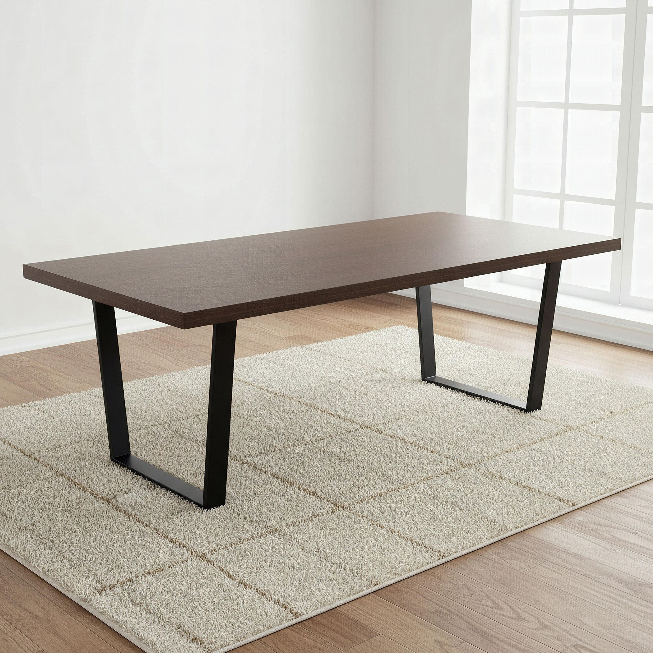 Iris 8-Seater U Shape Modular Dining Table-hbxfurniture-diningroom-diningsets-eightseater-image-1