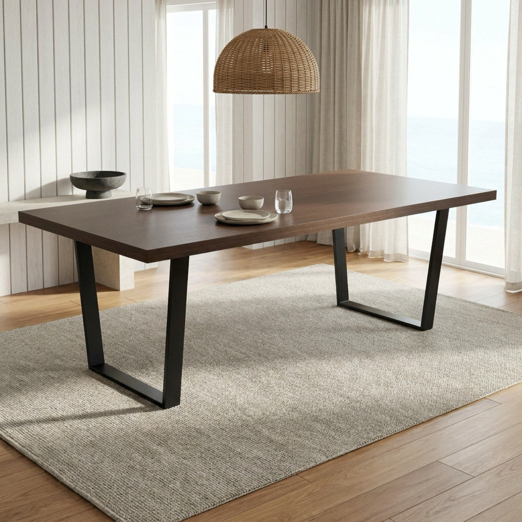 Modula Dining Table Buy Iris 8-Seater U Shape Modular Dining Table Online in UAE | Homebox