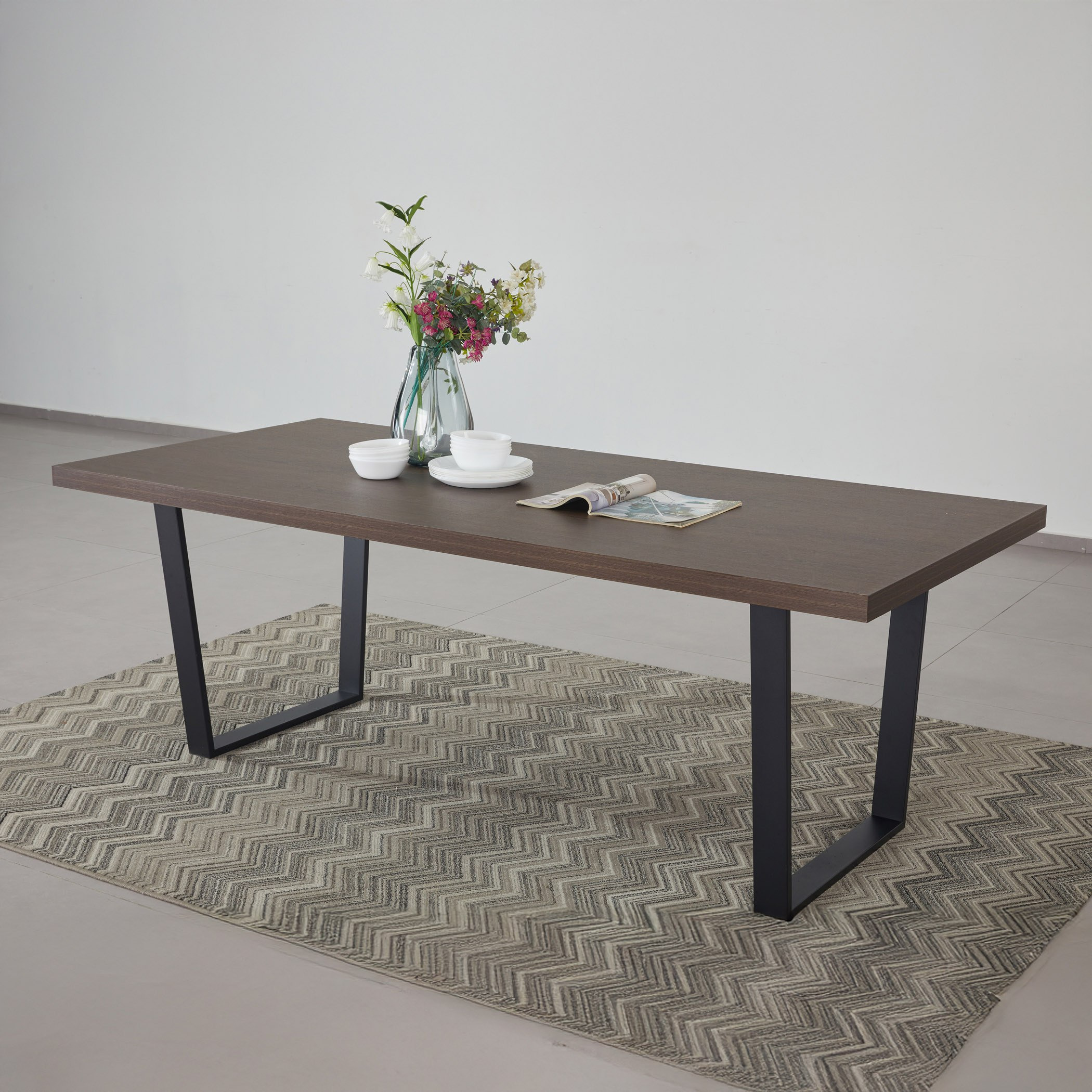 Iris 8-Seater U Shape Modular Dining Table-hbxfurniture-diningroom-diningsets-eightseater-image-6