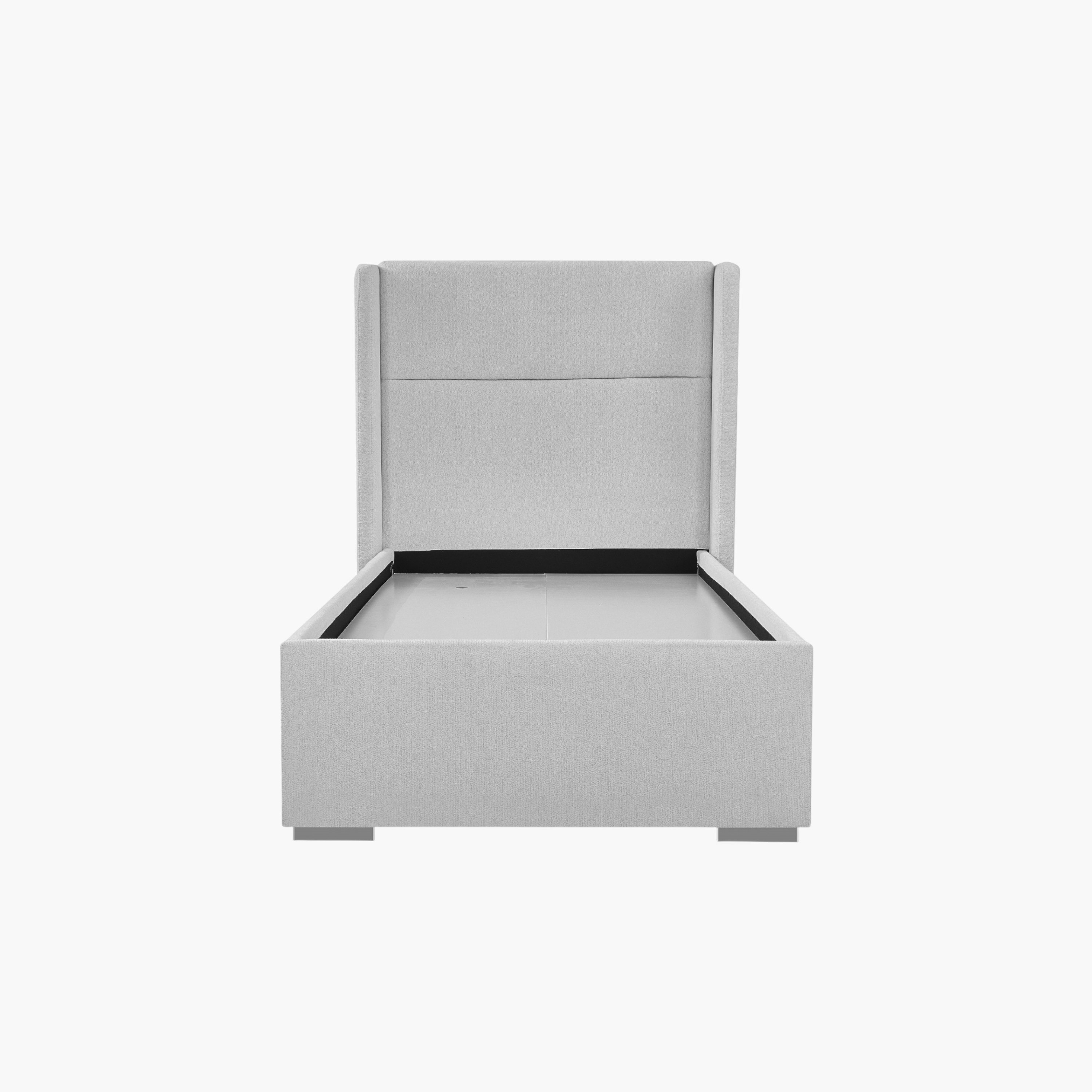 Orion Ray Wing Smart Upholstered Single Bed - 90x200 cm-hbxbedroom-bedsandbedsets-bedroompackages-image-1