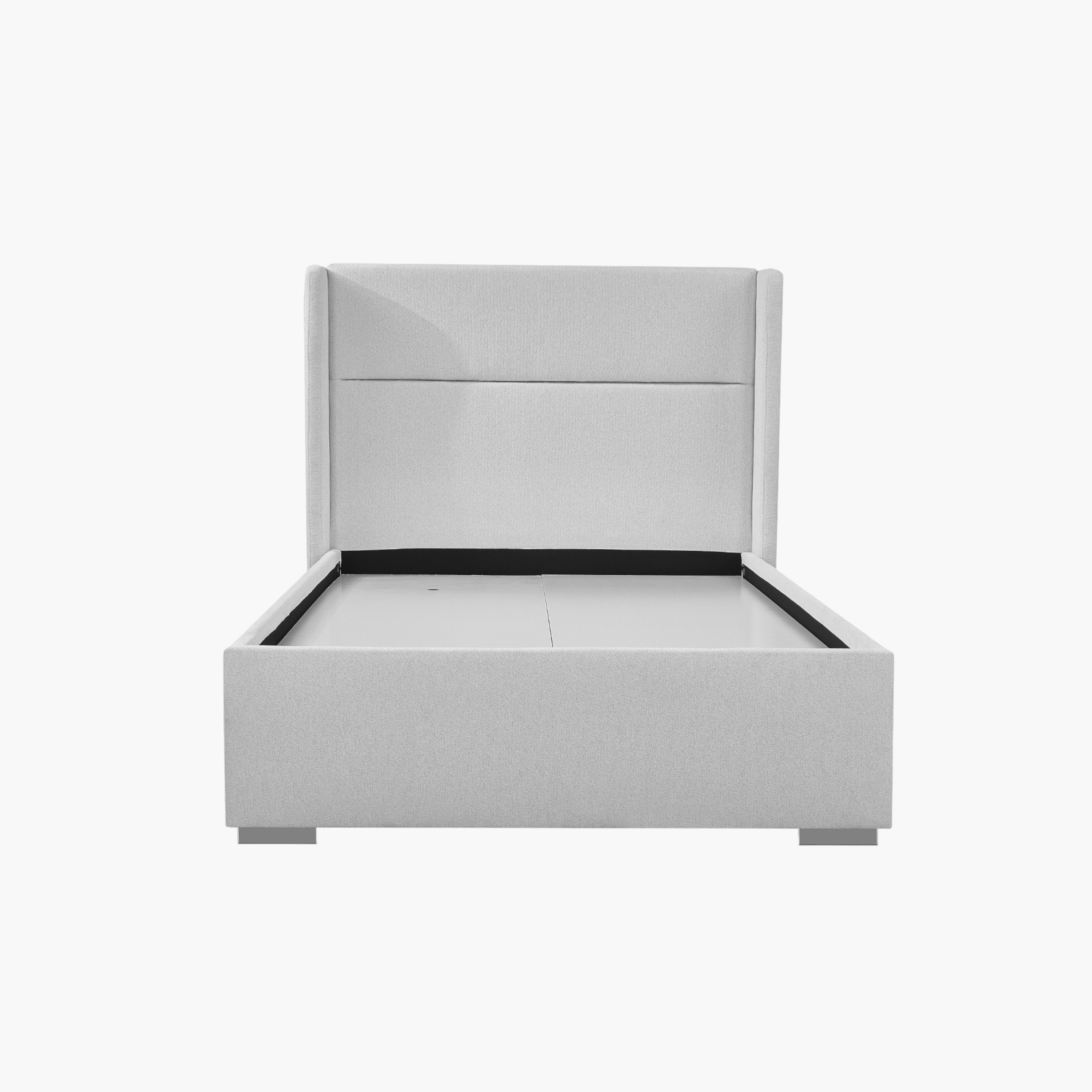 Orion Ray Wing Smart Upholstered Twin Bed - 120x200 cm-hbxbedroom-bedsandbedsets-upholsteredbeds-twin-image-1