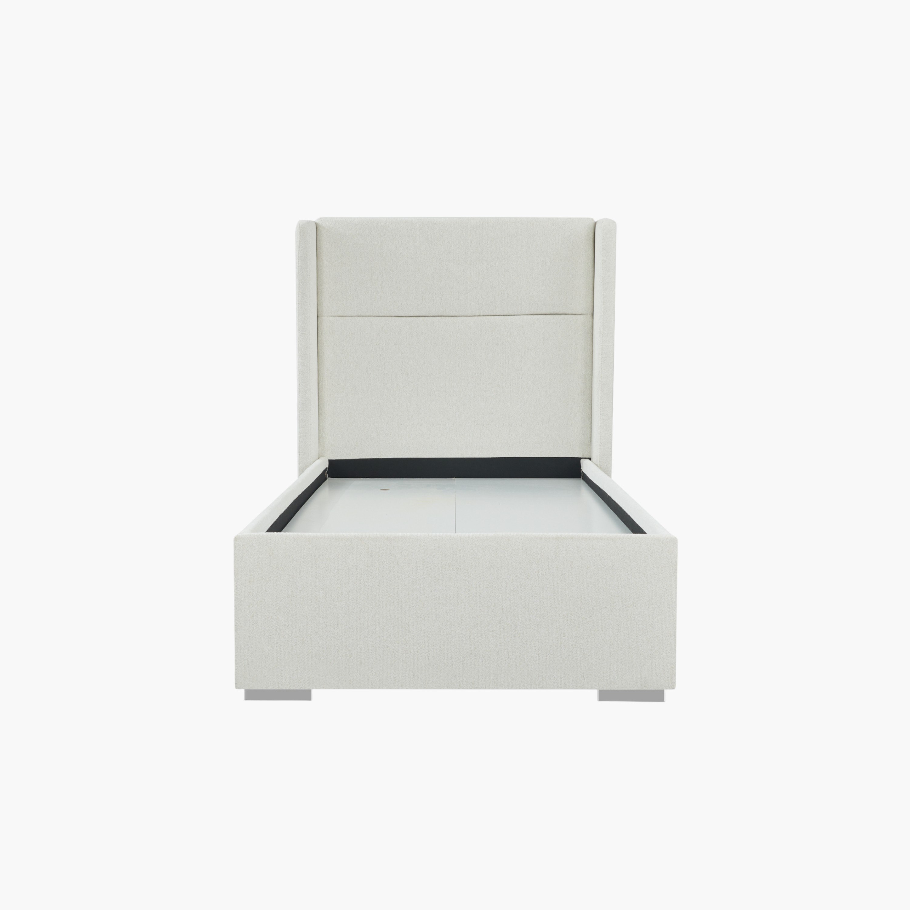 Orion Ray Wing Smart Upholstered Single Bed - 90x200 cm-hbxbedroom-bedsandbedsets-bedroompackages-image-1