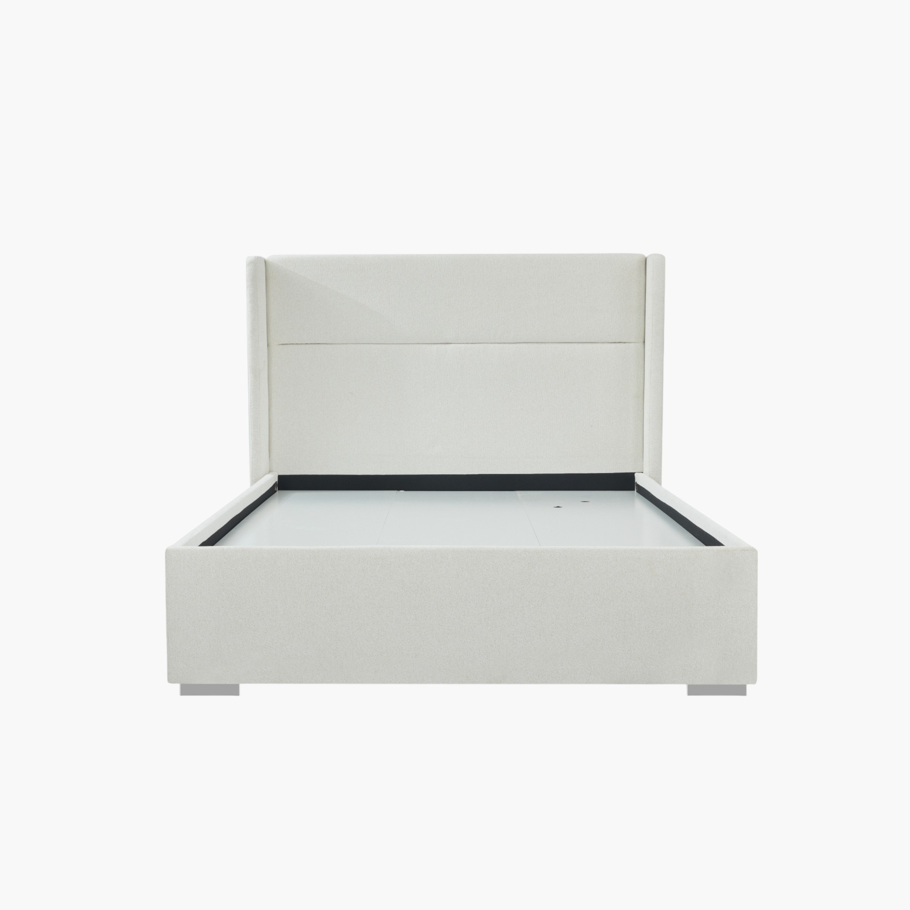 Orion Ray Wing Smart Upholstered Queen Bed - 140x200 cm-hbxbedroom-bedsandbedsets-beds-queen-image-1