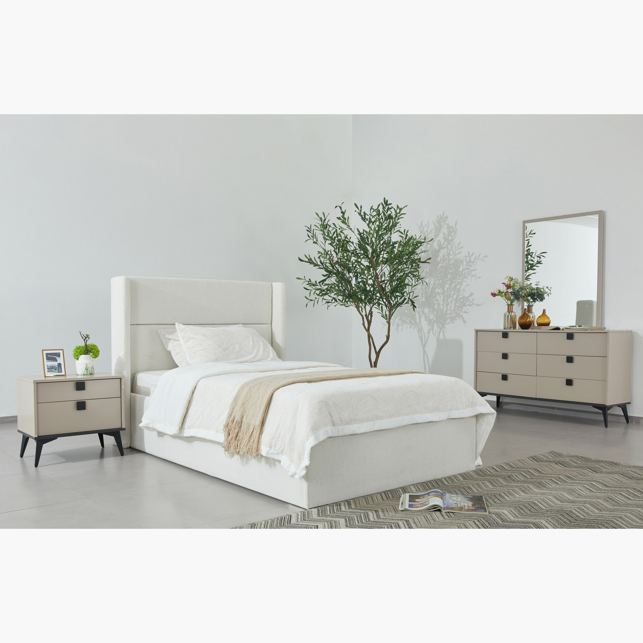 Orion Ray Wing Smart Hydraulic Storage Upholstered Single Bed - 90x200 cm-hbxkidsandyouth-bedsandbedsets-beds-single-image-11
