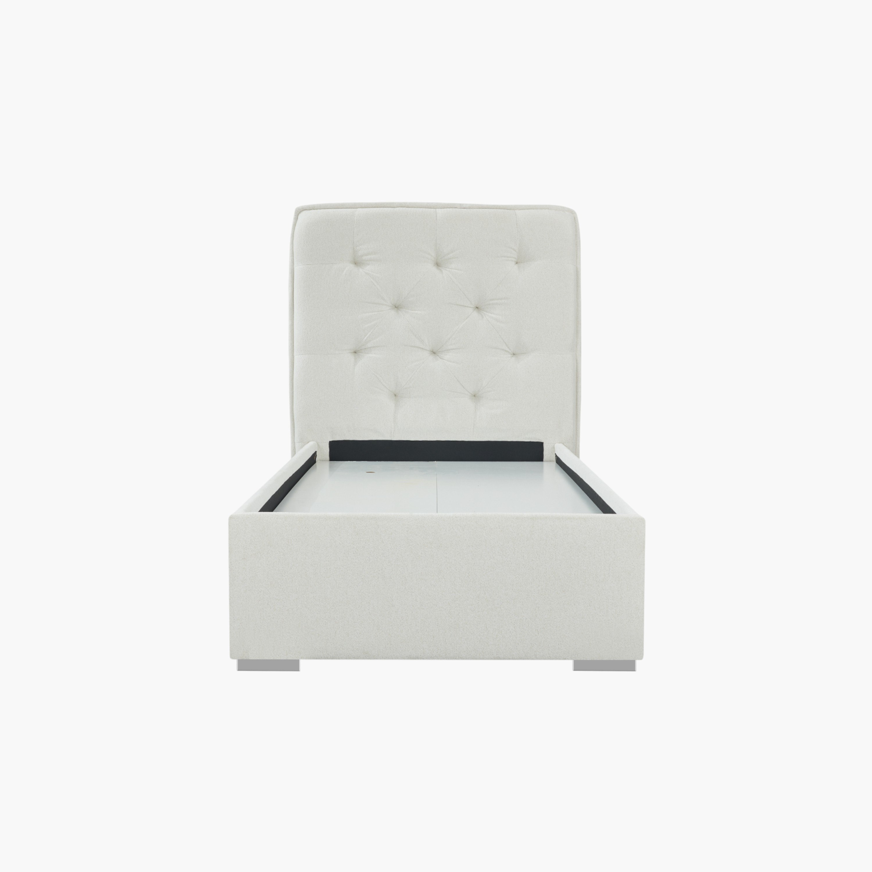 Orion Chester Smart Upholstered Single Bed - 90x200 cm-hbxbedroom-bedsandbedsets-bedroompackages-image-1