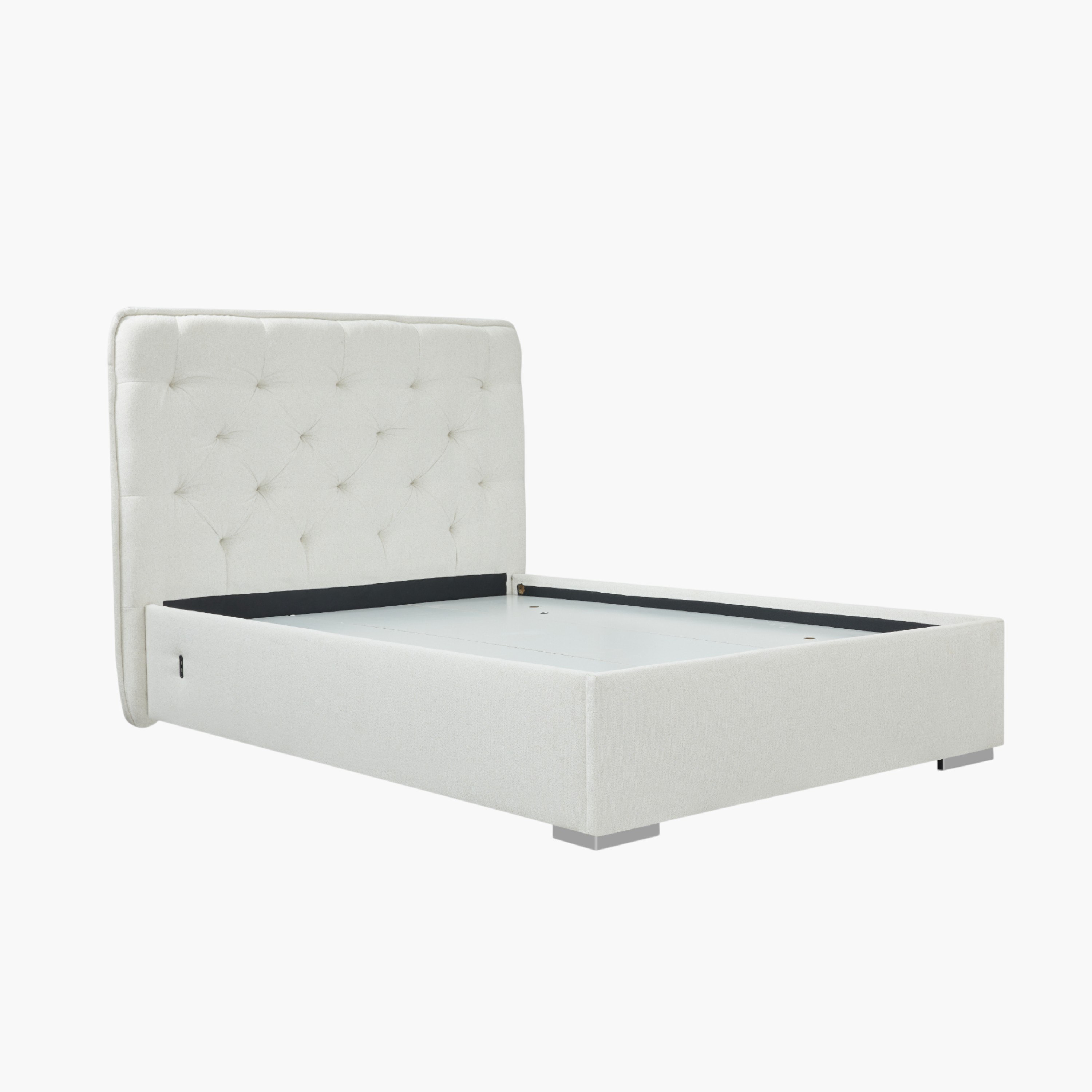 Orion Chester Smart Upholstered Double Bed - 140x200 cm-hbxbedroom-bedsandbedsets-beds-queen-image-2