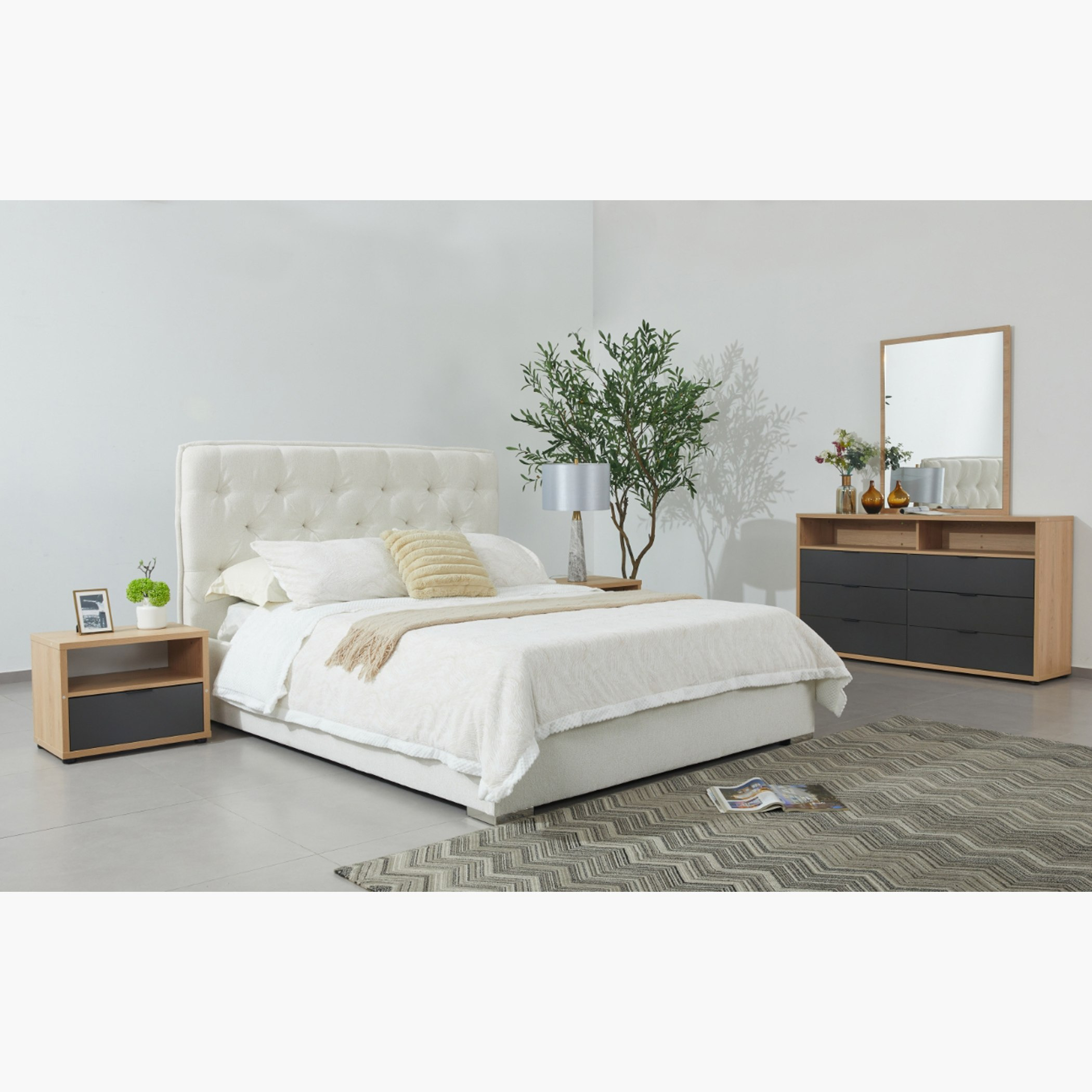 Orion Chester Smart Upholstered Queen Bed - 160x200 cm-hbxbedroom-bedsandbedsets-beds-queen-image-10