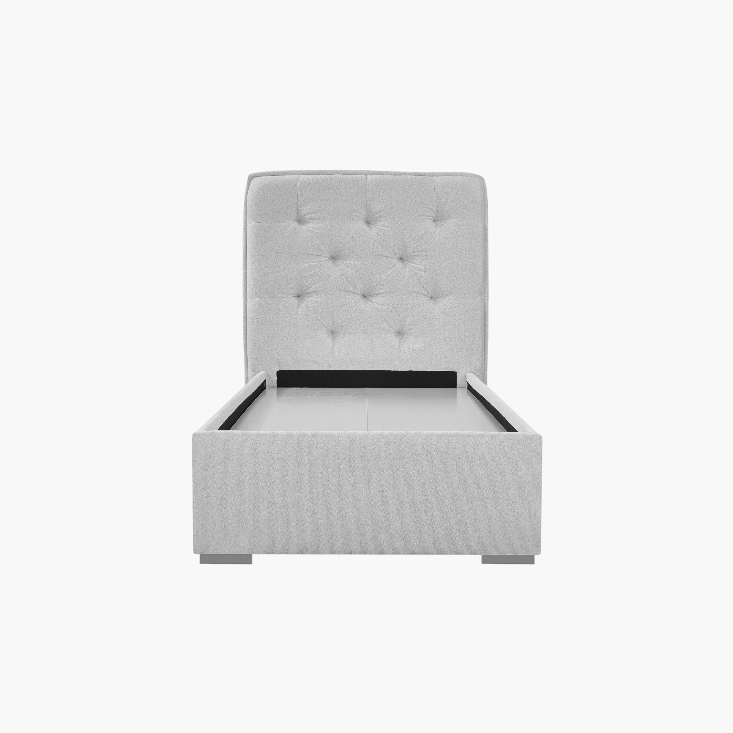 Orion Chester Smart Upholstered Single Bed - 90x200 cm-hbxbedroom-bedsandbedsets-bedroompackages-image-1