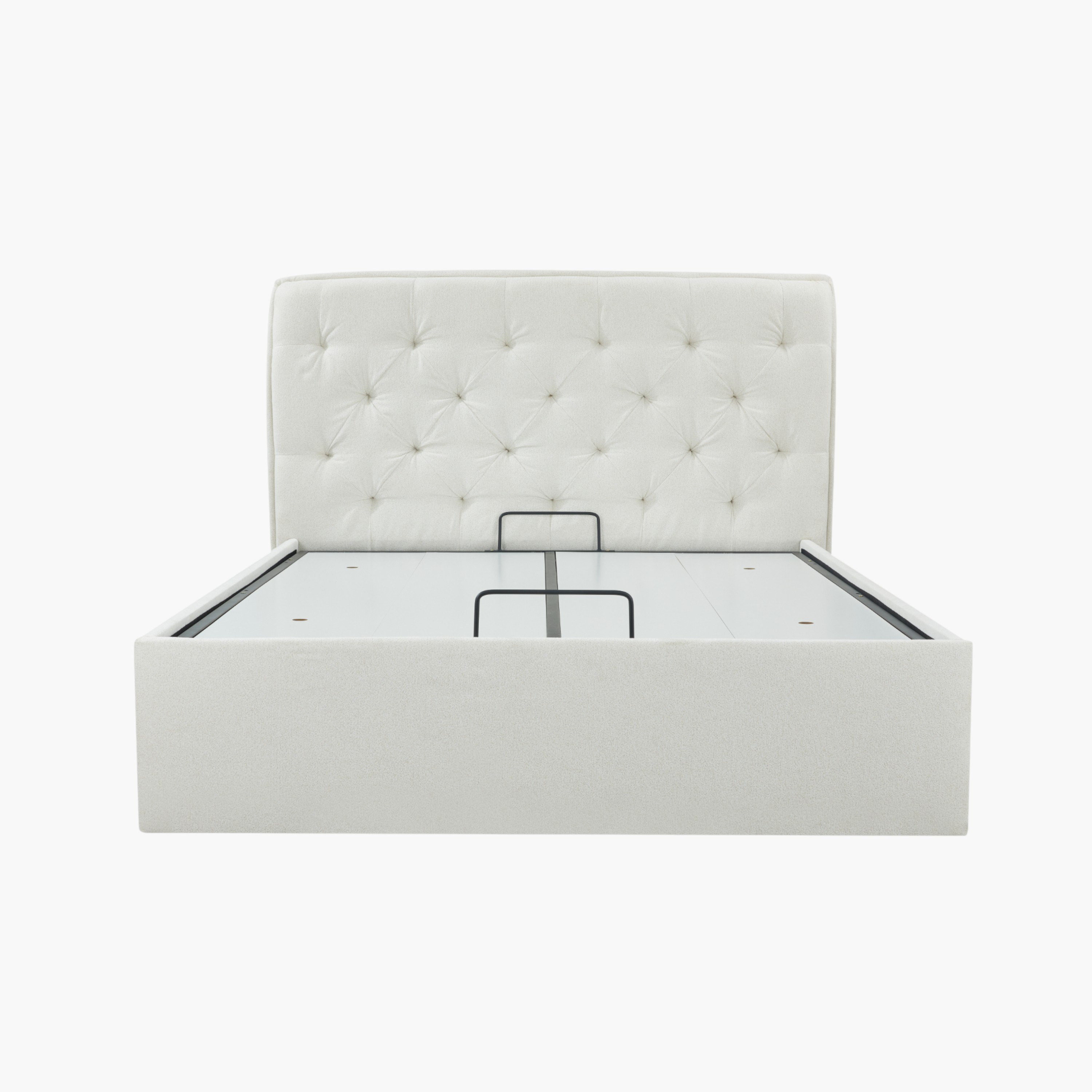 Orion Chester Smart Hydraulic Storage Upholstered Queen Bed - 160x200 cm-hbxbedroom-bedsandbedsets-beds-queen-image-1