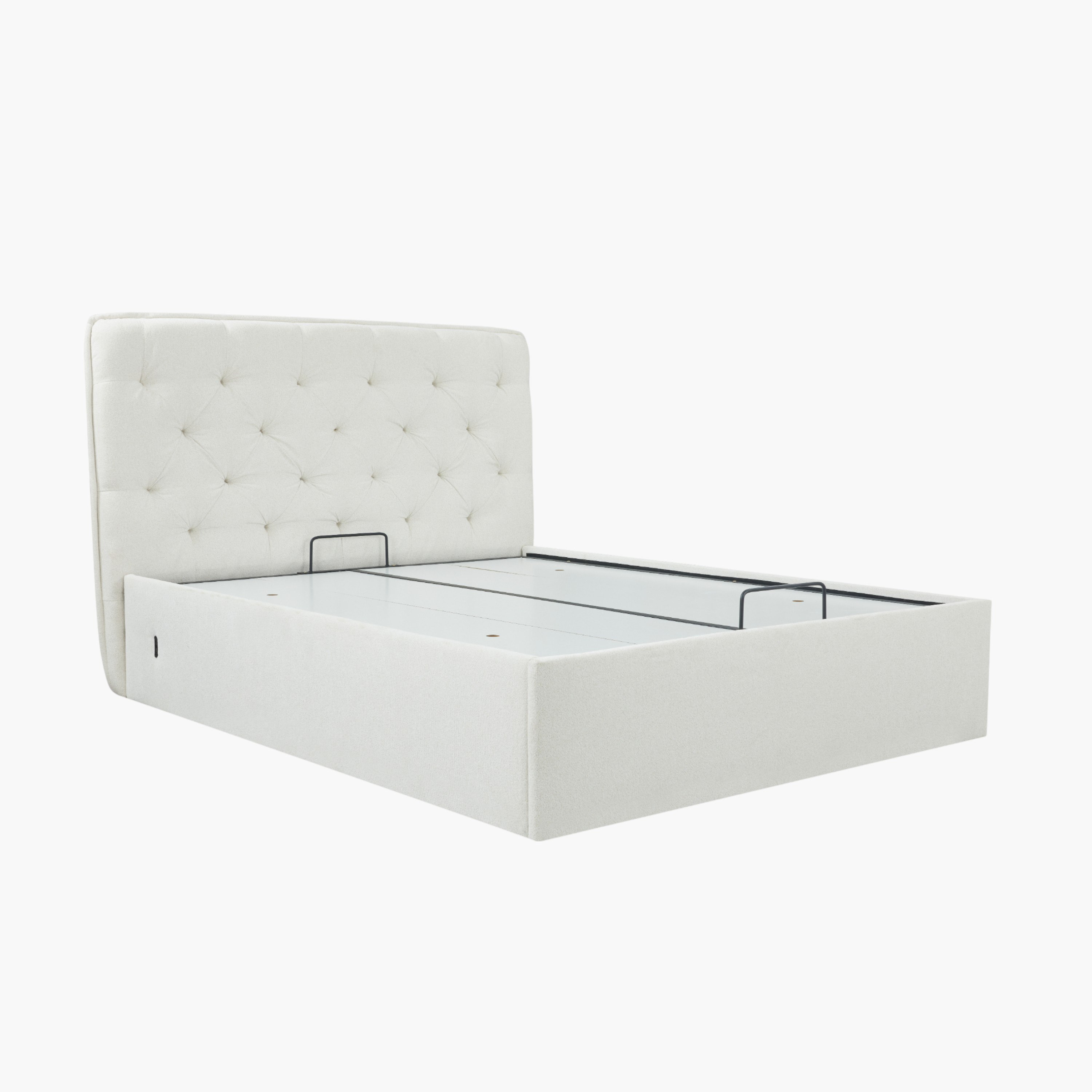 Orion Chester Smart Hydraulic Storage Upholstered Queen Bed - 160x200 cm-hbxbedroom-bedsandbedsets-beds-queen-image-2